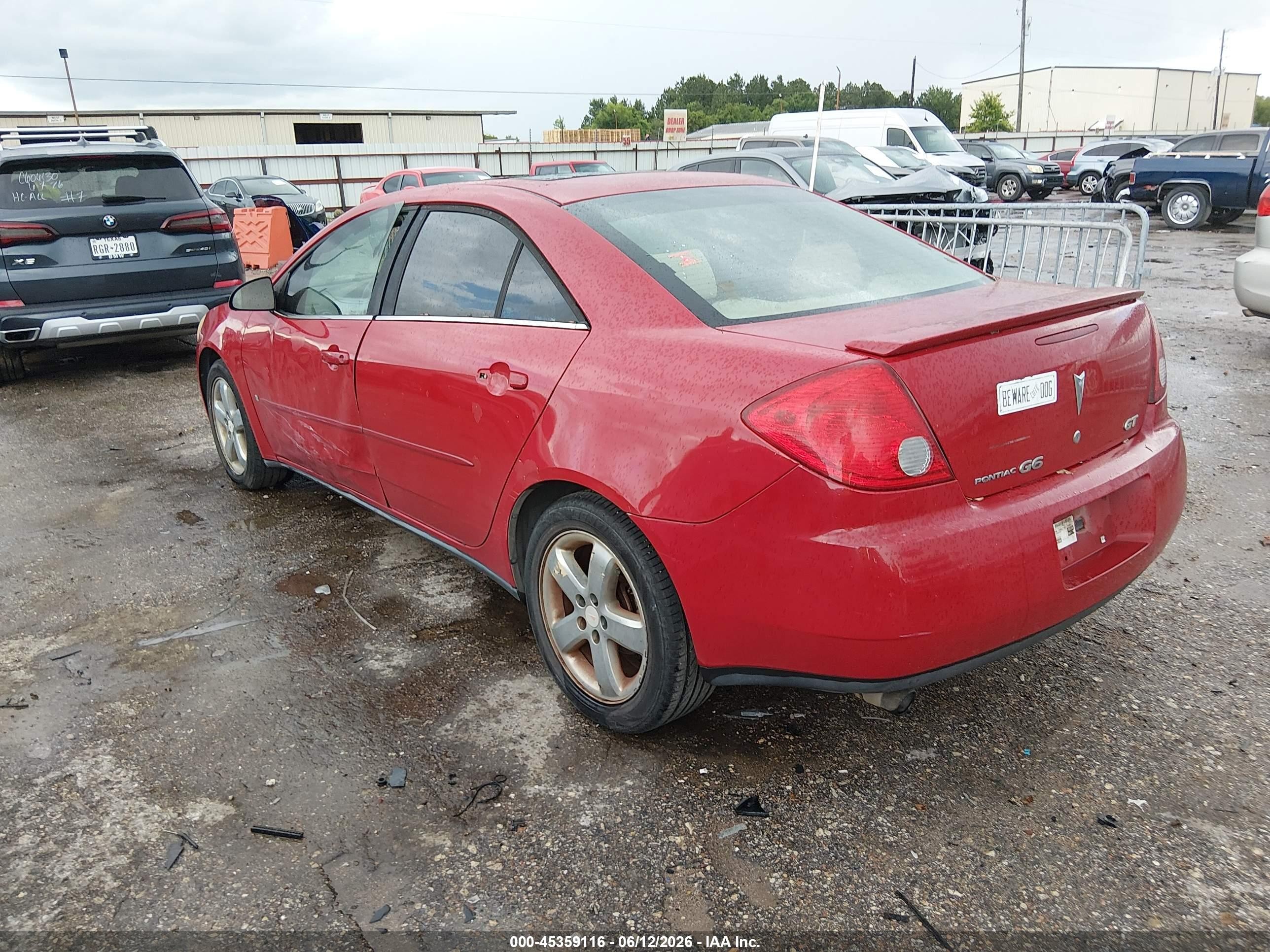 2006 Pontiac G6 Gt Красный vin: 1G2ZH558564194722