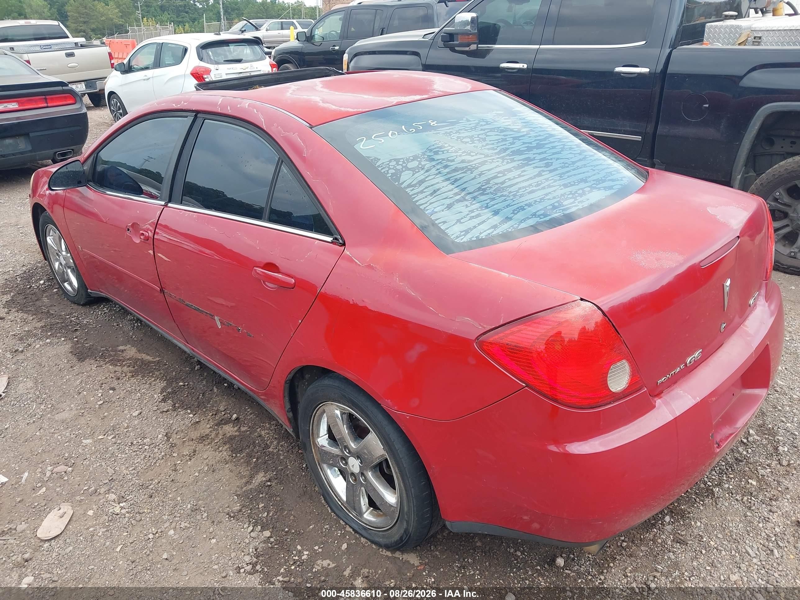 2006 Pontiac G6 Gt Red vin: 1G2ZH558764250658