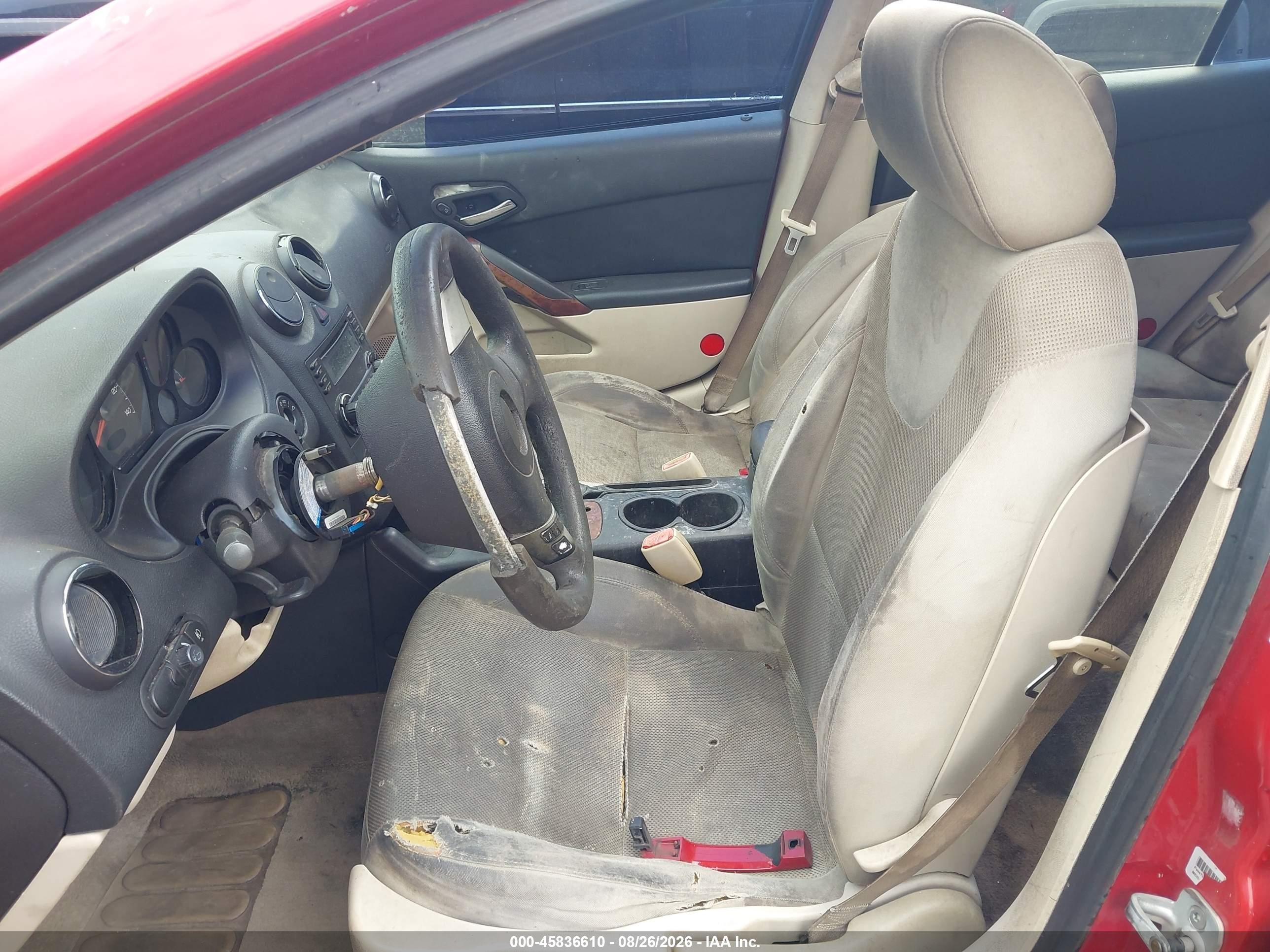 2006 Pontiac G6 Gt Red vin: 1G2ZH558764250658