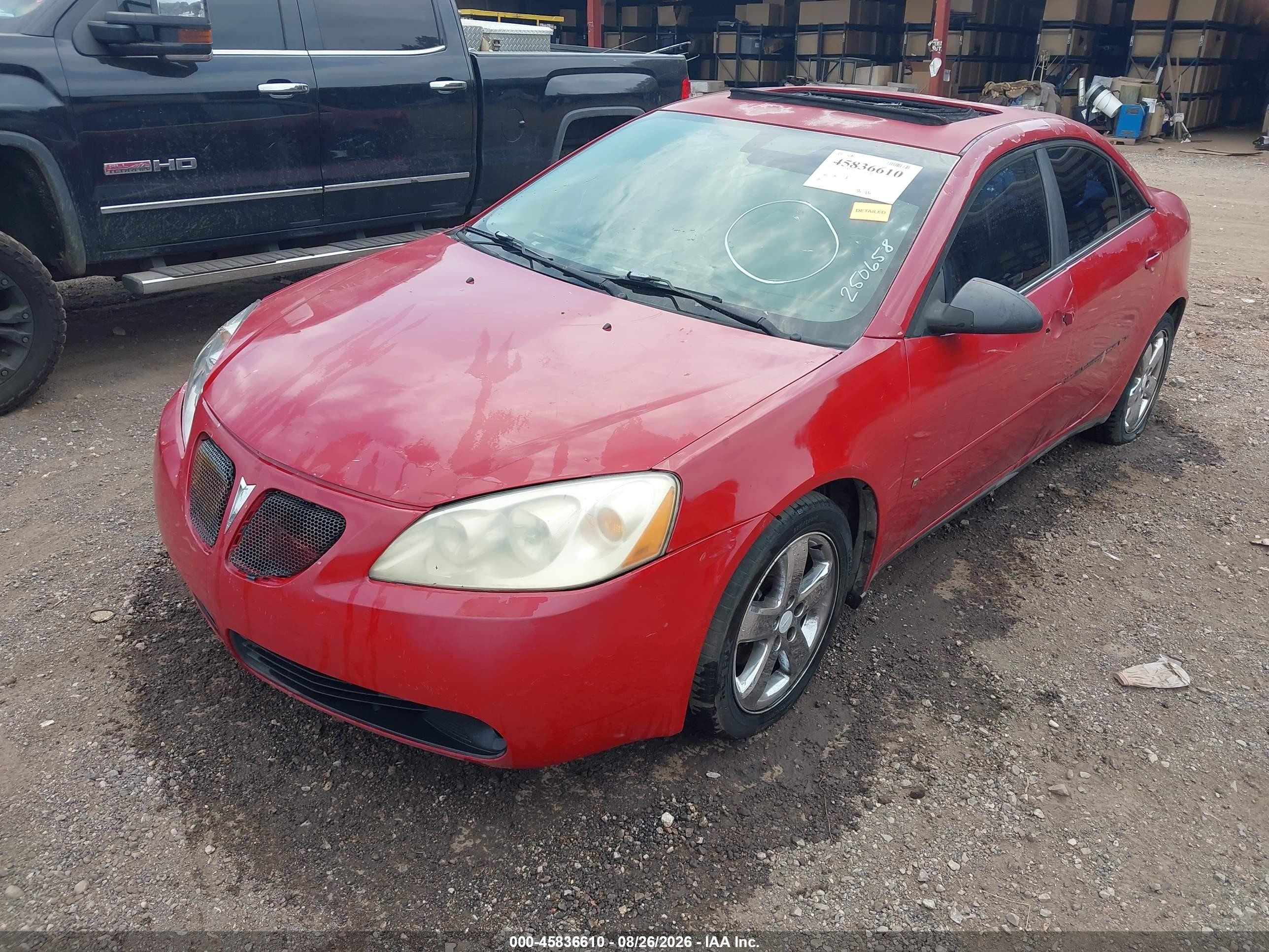 2006 Pontiac G6 Gt Red vin: 1G2ZH558764250658