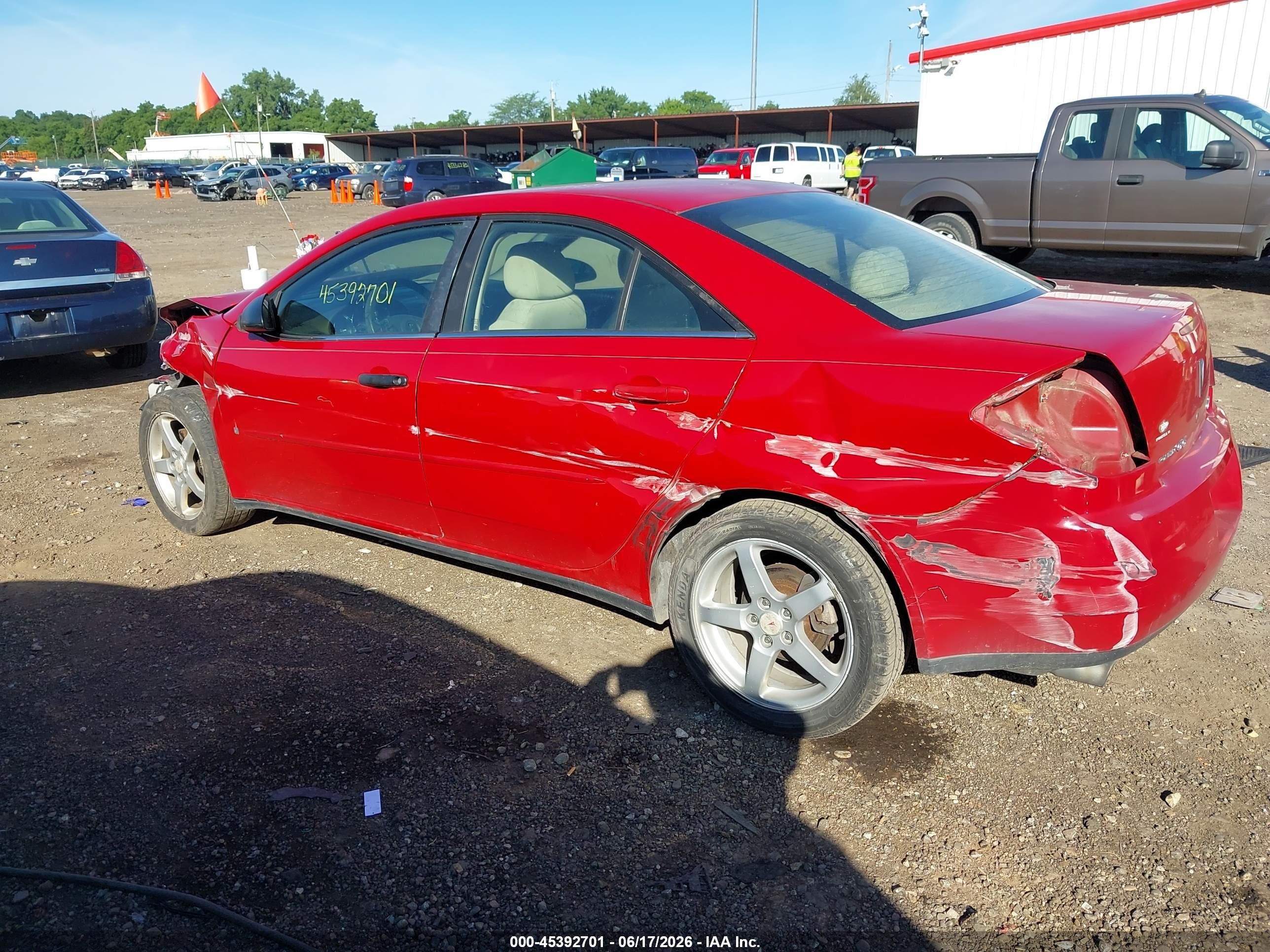 2006 Pontiac G6 Gt Красный vin: 1G2ZH558864155204