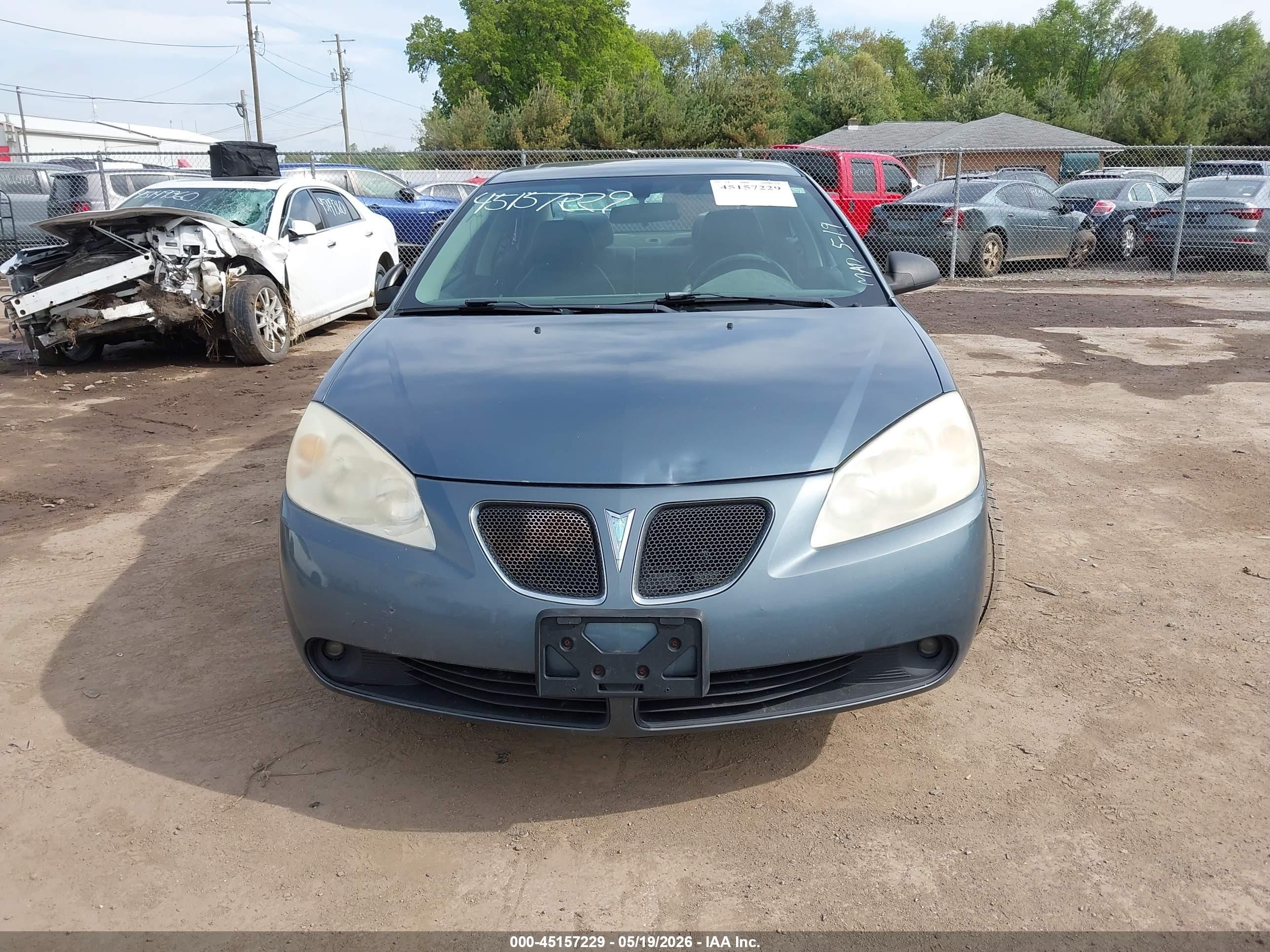 2006 Pontiac G6 Gt Blue vin: 1G2ZH558864161746