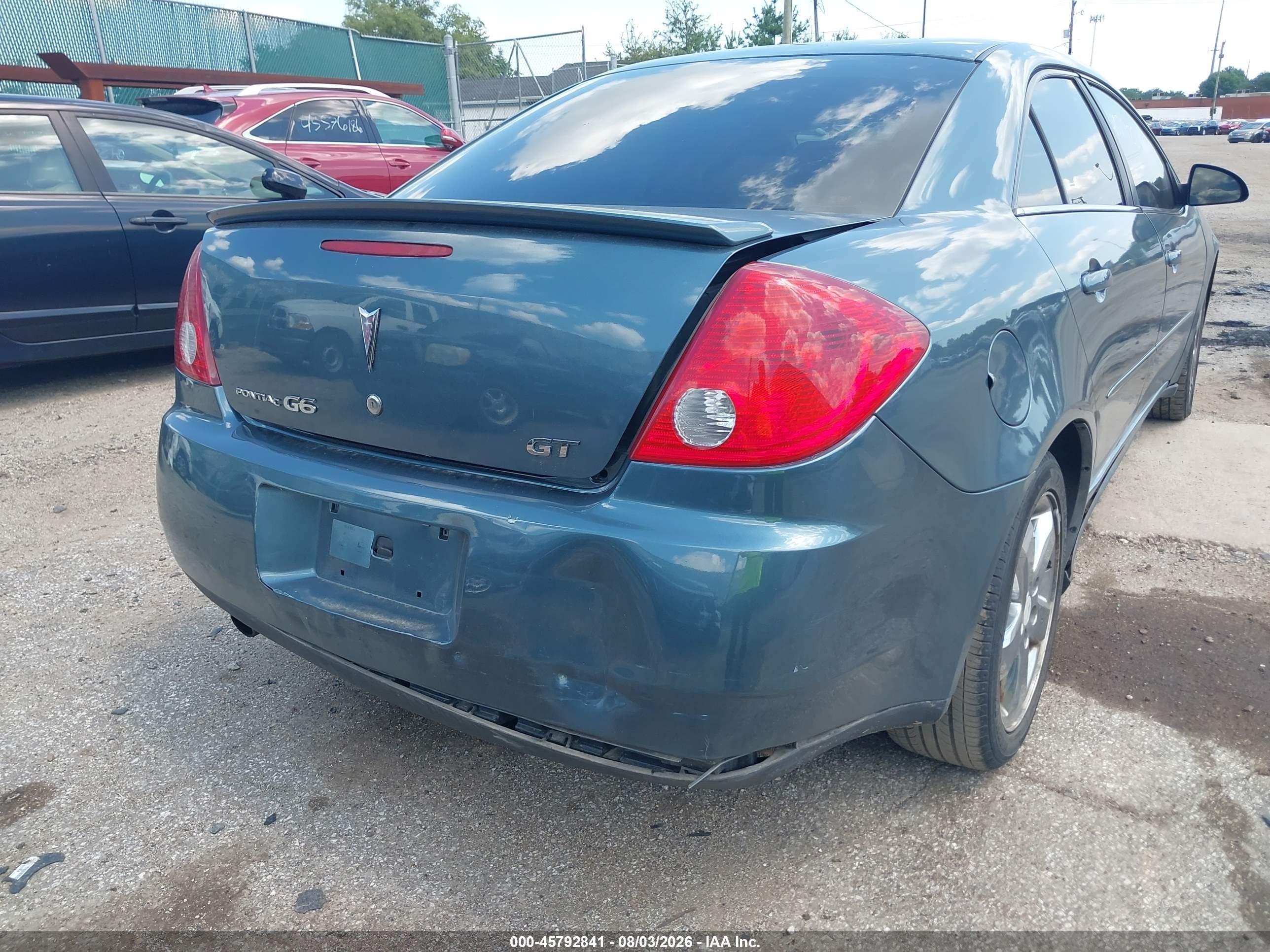 2006 Pontiac G6 Gt Blue vin: 1G2ZH578664173648