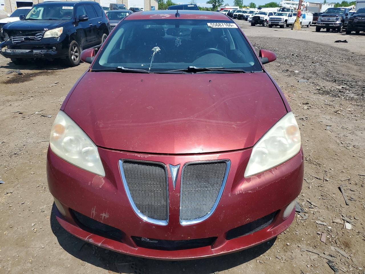 2008 Pontiac G6 Gt Burgundy vin: 1G2ZH57N084148446