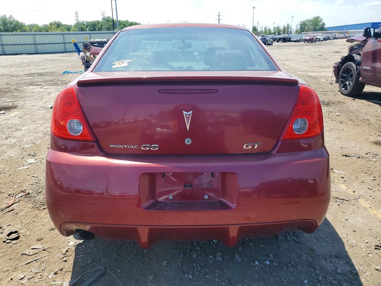 2008 Pontiac G6 Gt Burgundy vin: 1G2ZH57N084148446