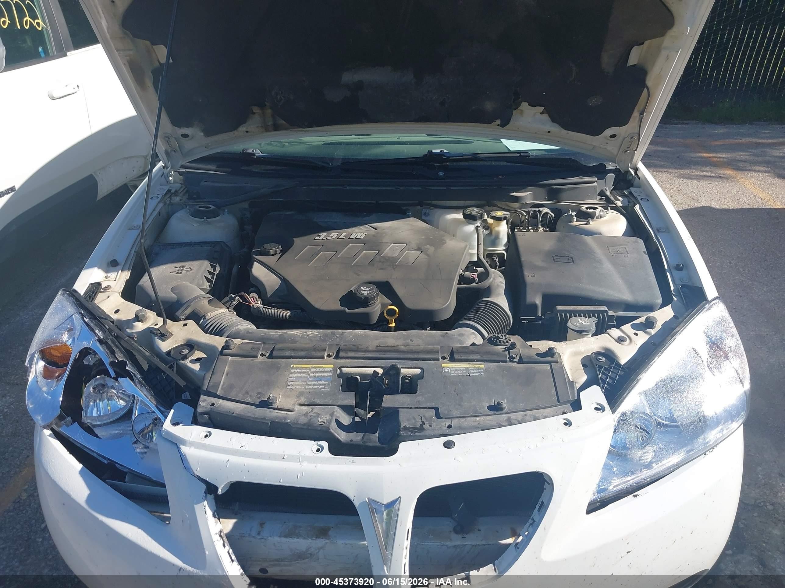 2008 Pontiac G6 Gt Белый vin: 1G2ZH57N184119554