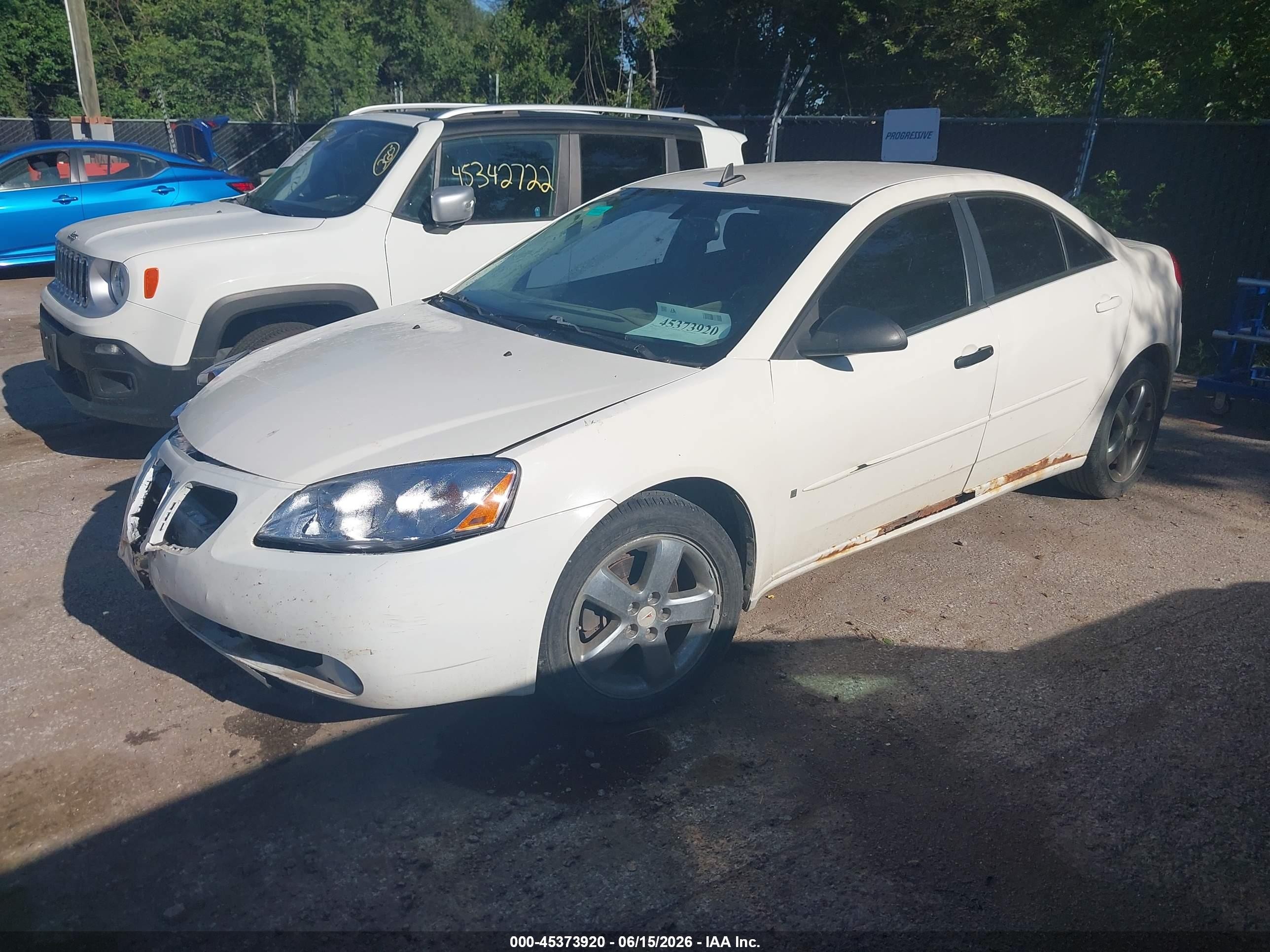 2008 Pontiac G6 Gt Белый vin: 1G2ZH57N184119554