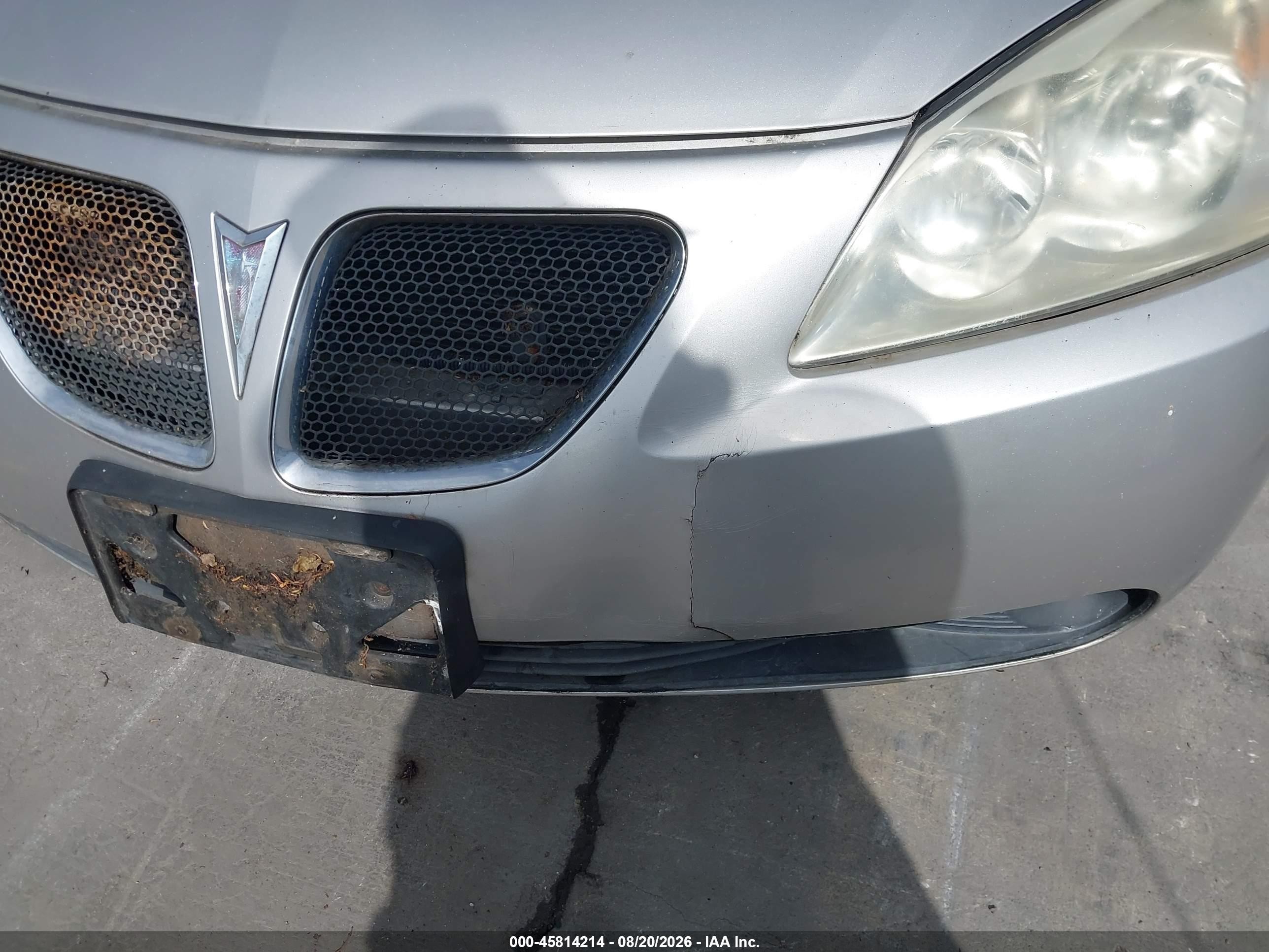 2008 Pontiac G6 Gt Серебряный vin: 1G2ZH57N184199342