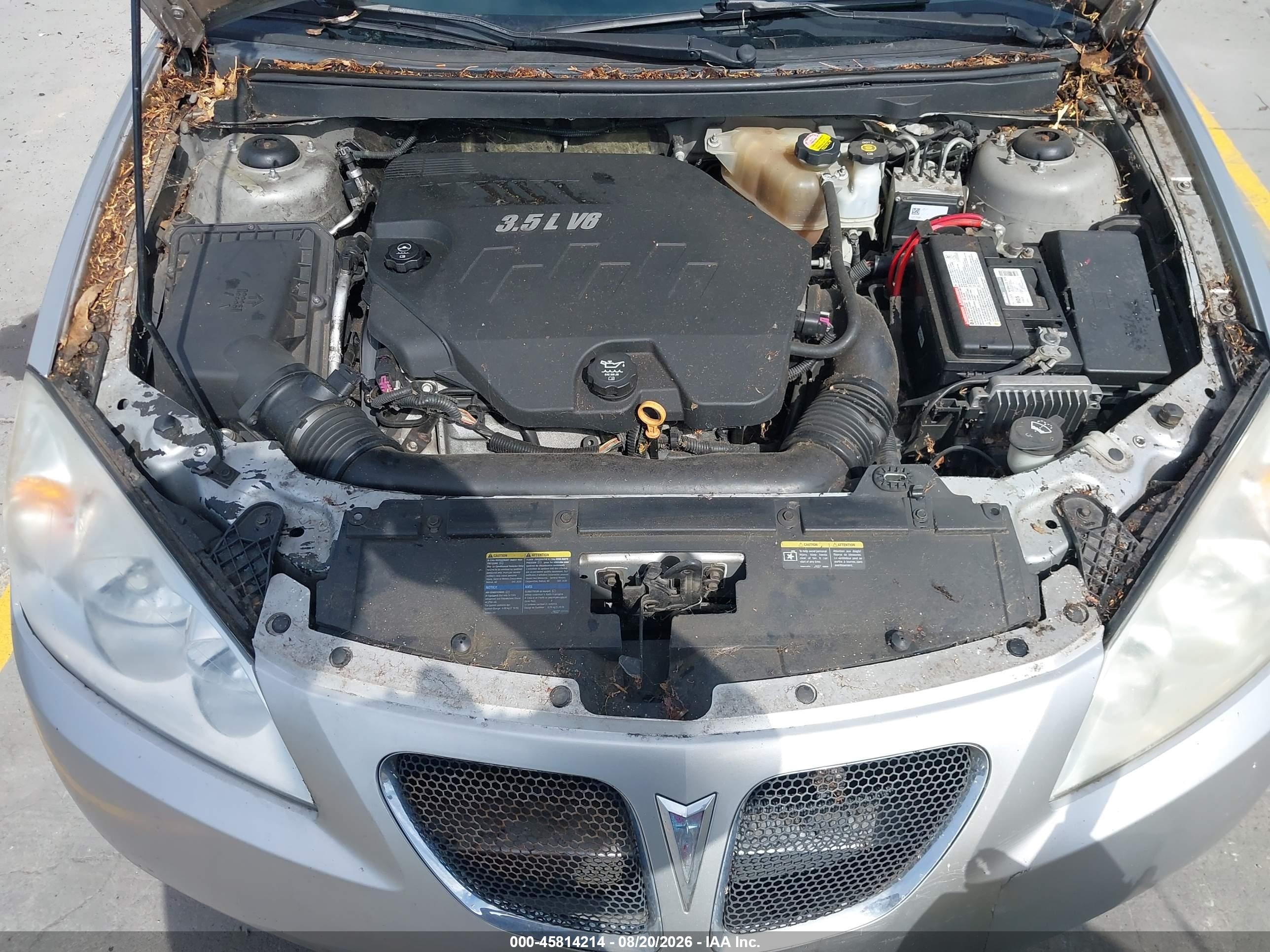 2008 Pontiac G6 Gt Серебряный vin: 1G2ZH57N184199342