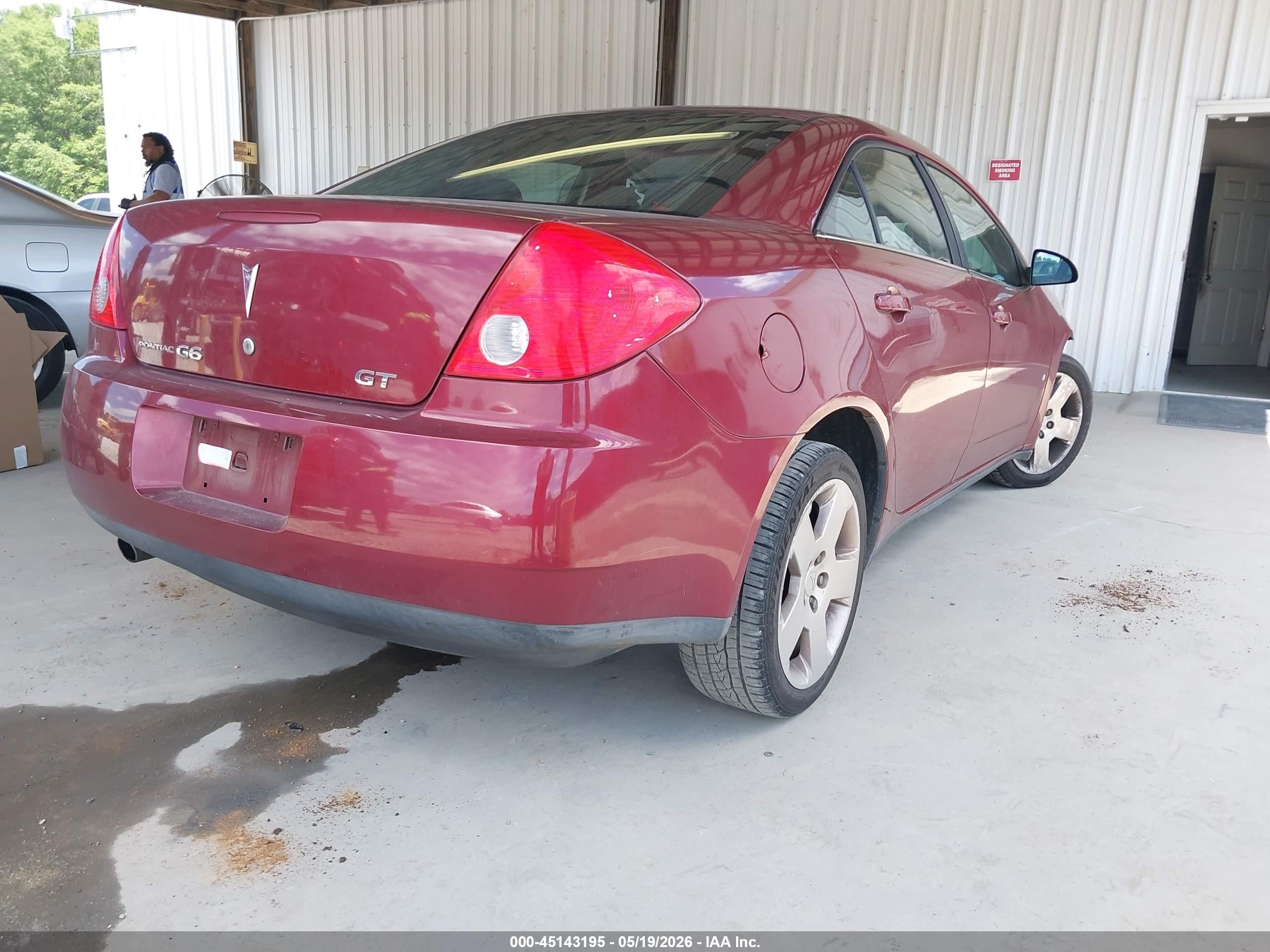 2008 Pontiac G6 Gt Burgundy vin: 1G2ZH57N184295441
