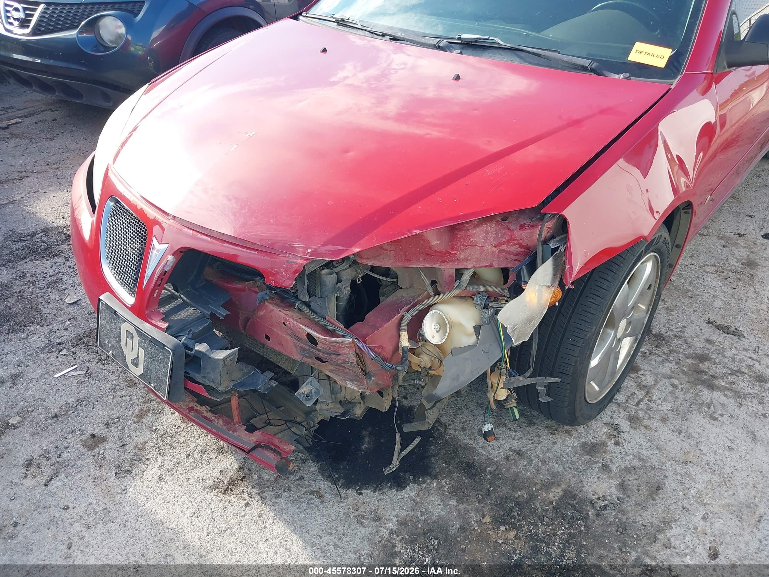 2007 Pontiac G6 Gt Red vin: 1G2ZH57N274168759