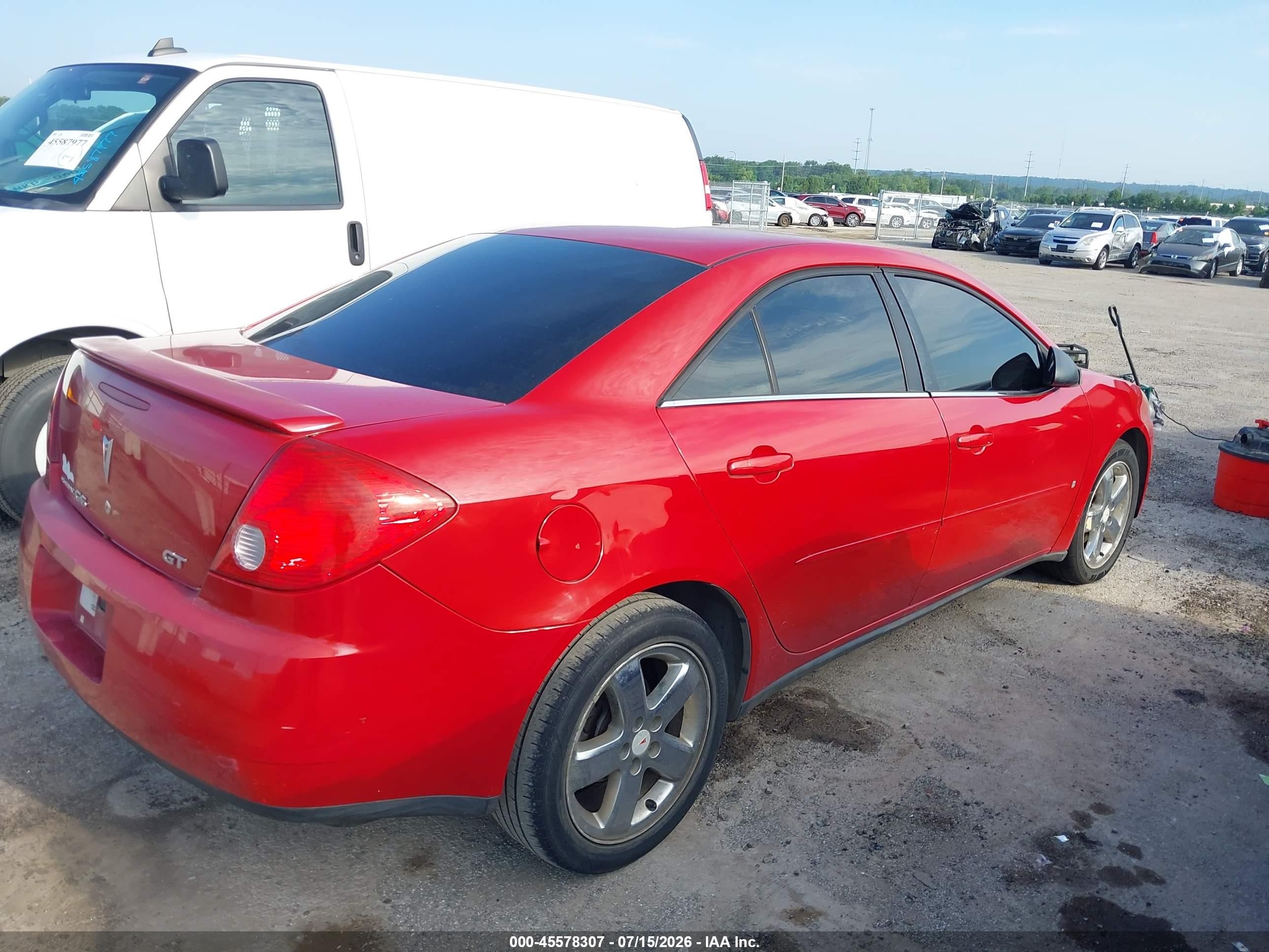 2007 Pontiac G6 Gt Red vin: 1G2ZH57N274168759