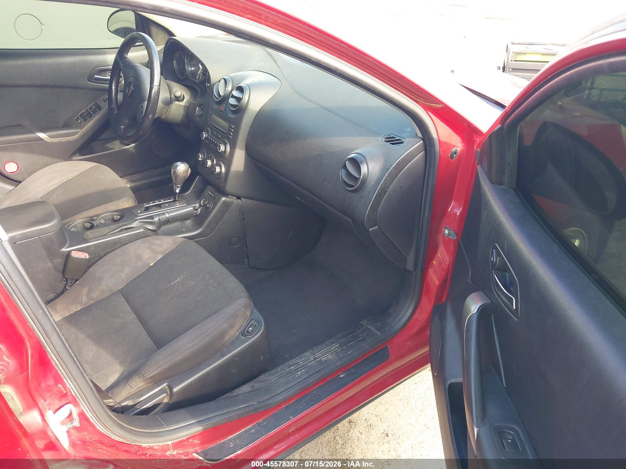 2007 Pontiac G6 Gt Red vin: 1G2ZH57N274168759
