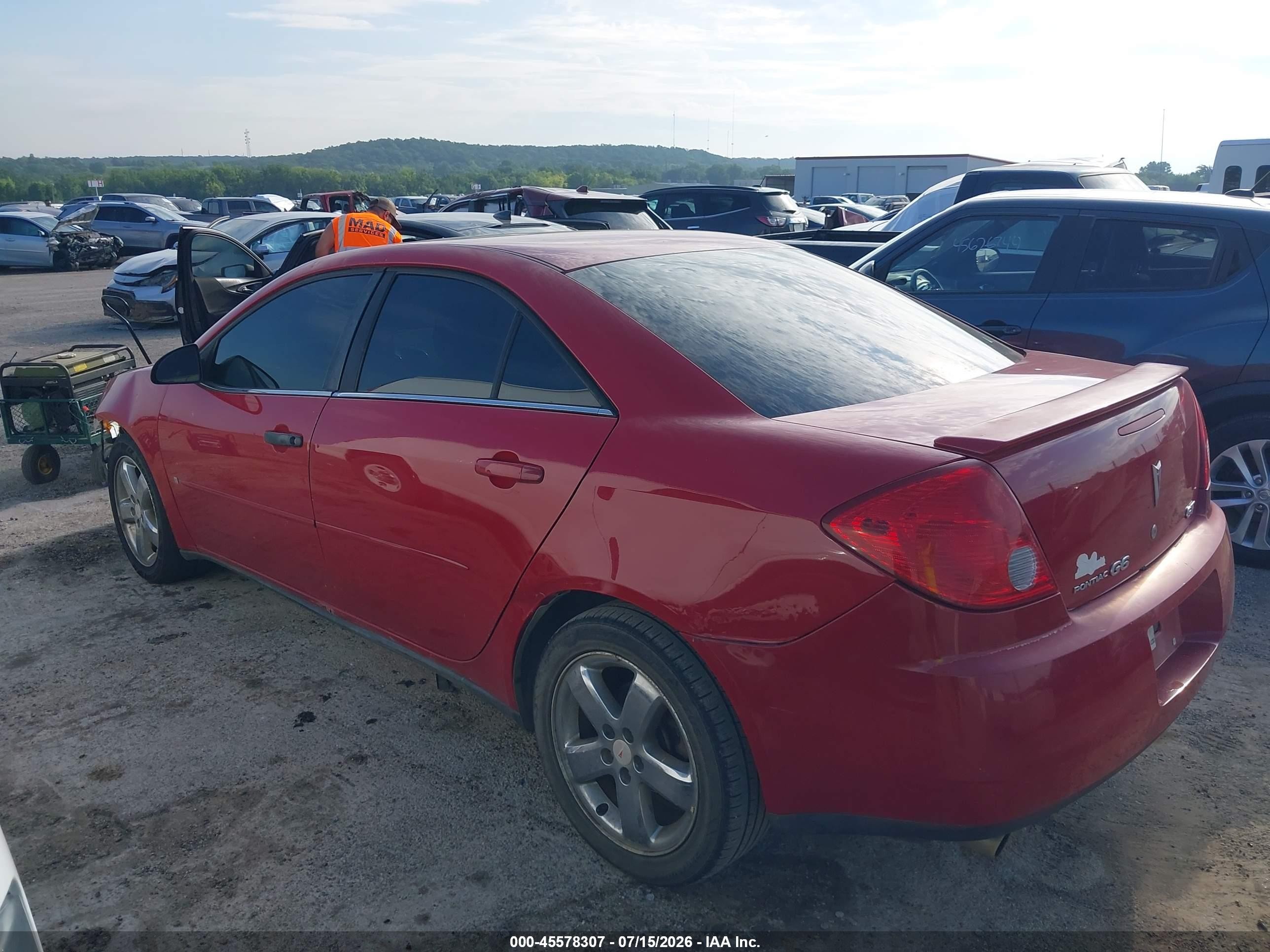 2007 Pontiac G6 Gt Red vin: 1G2ZH57N274168759
