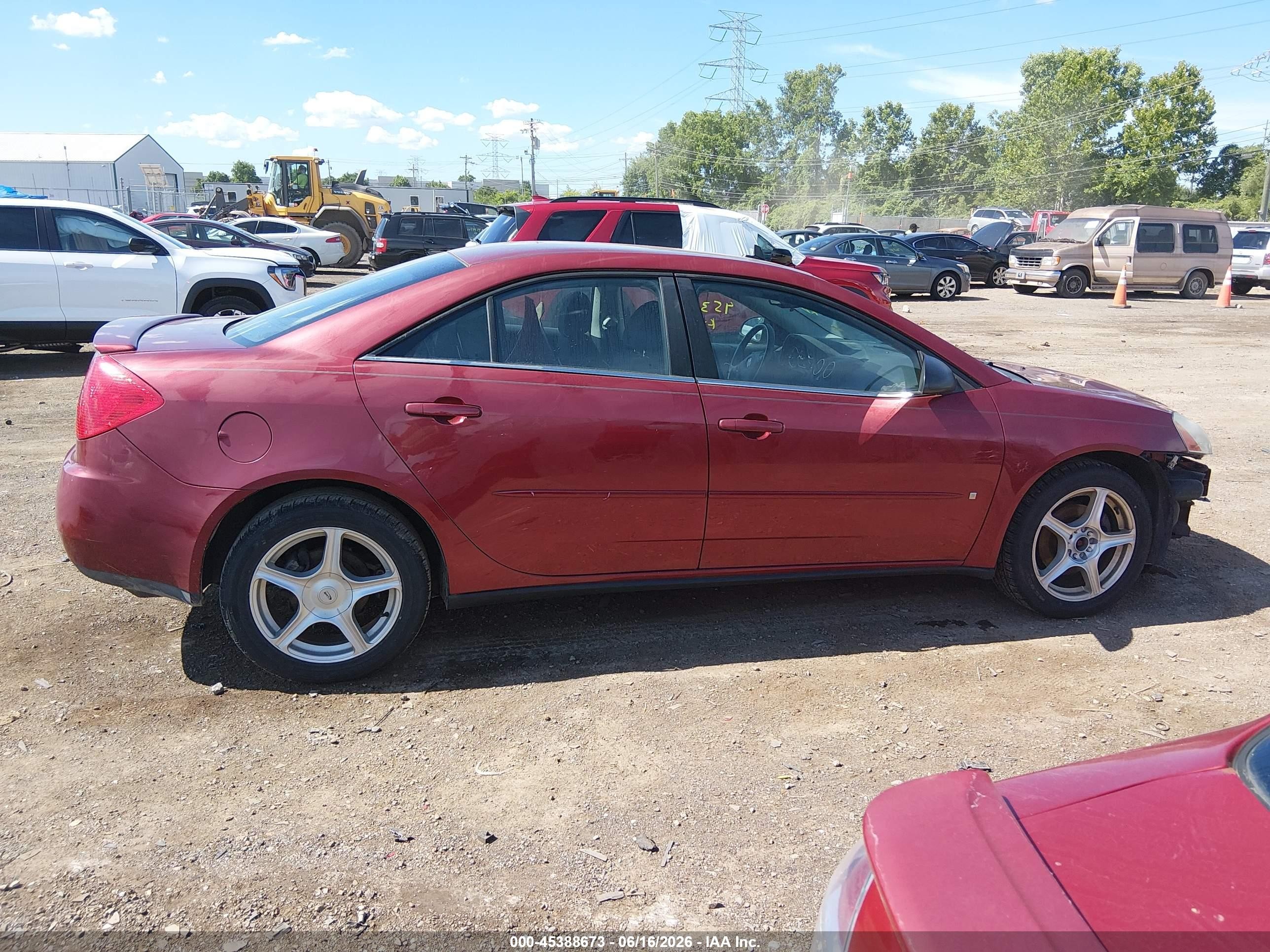 2008 Pontiac G6 Gt Burgundy vin: 1G2ZH57N284201325