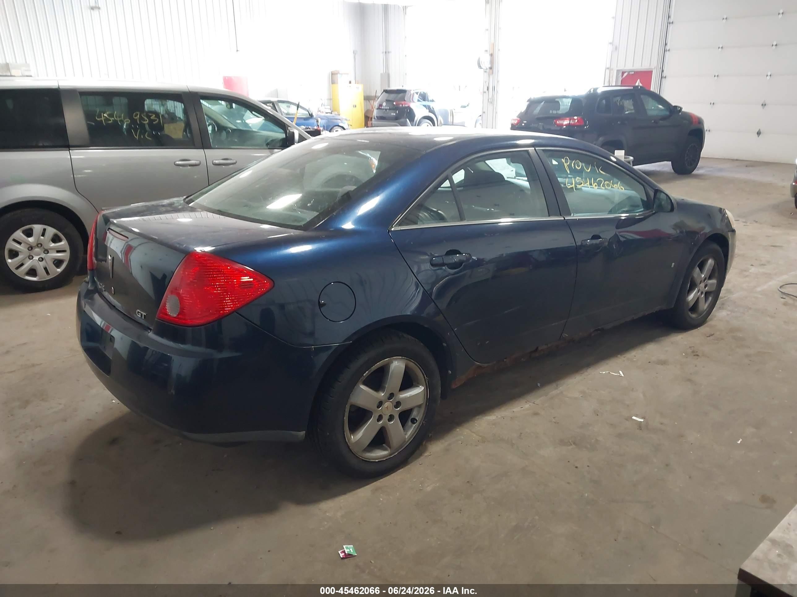 2008 Pontiac G6 Gt Синий vin: 1G2ZH57N384239985