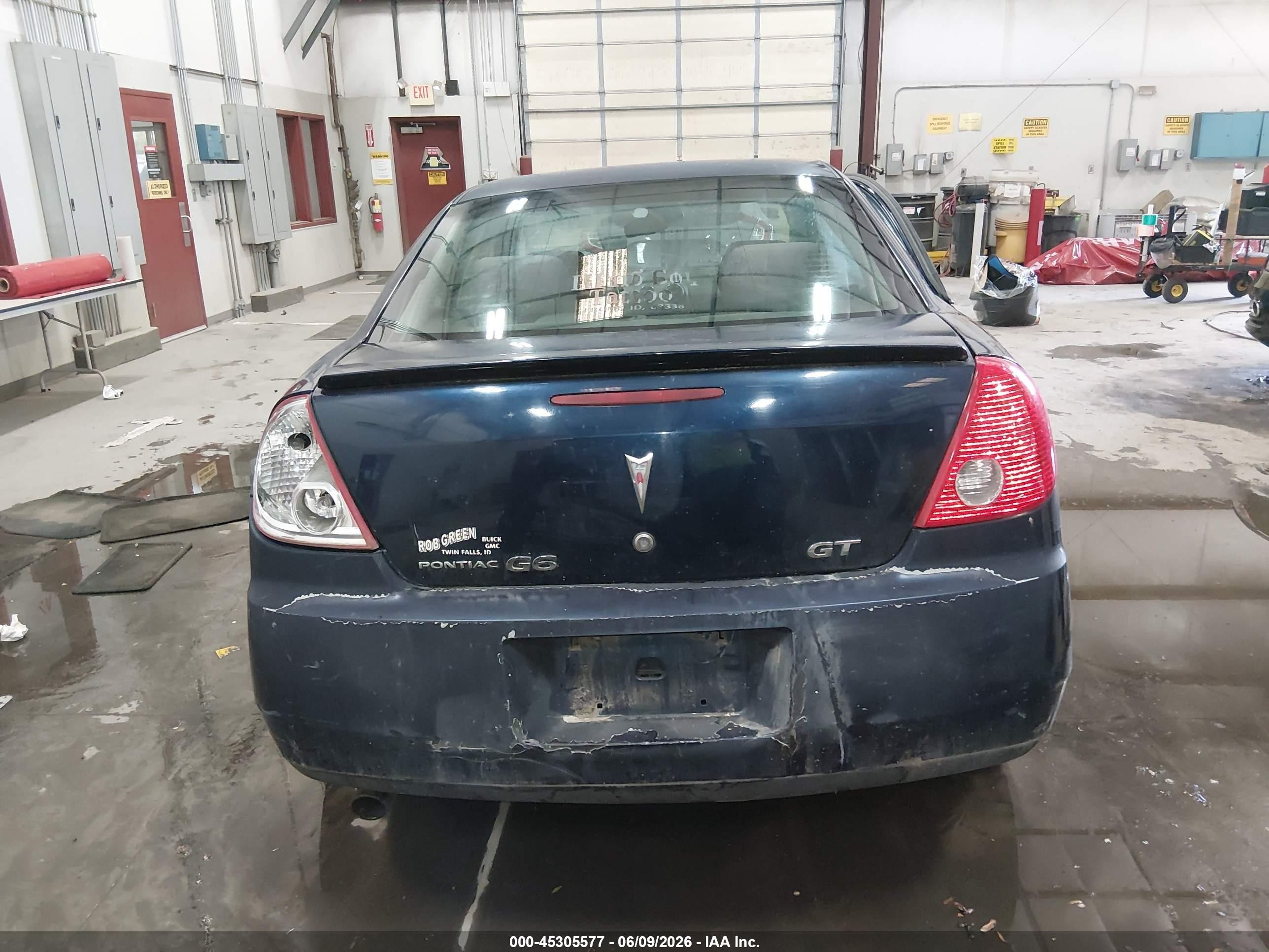 2009 Pontiac G6 Gt Blue vin: 1G2ZH57N394184889