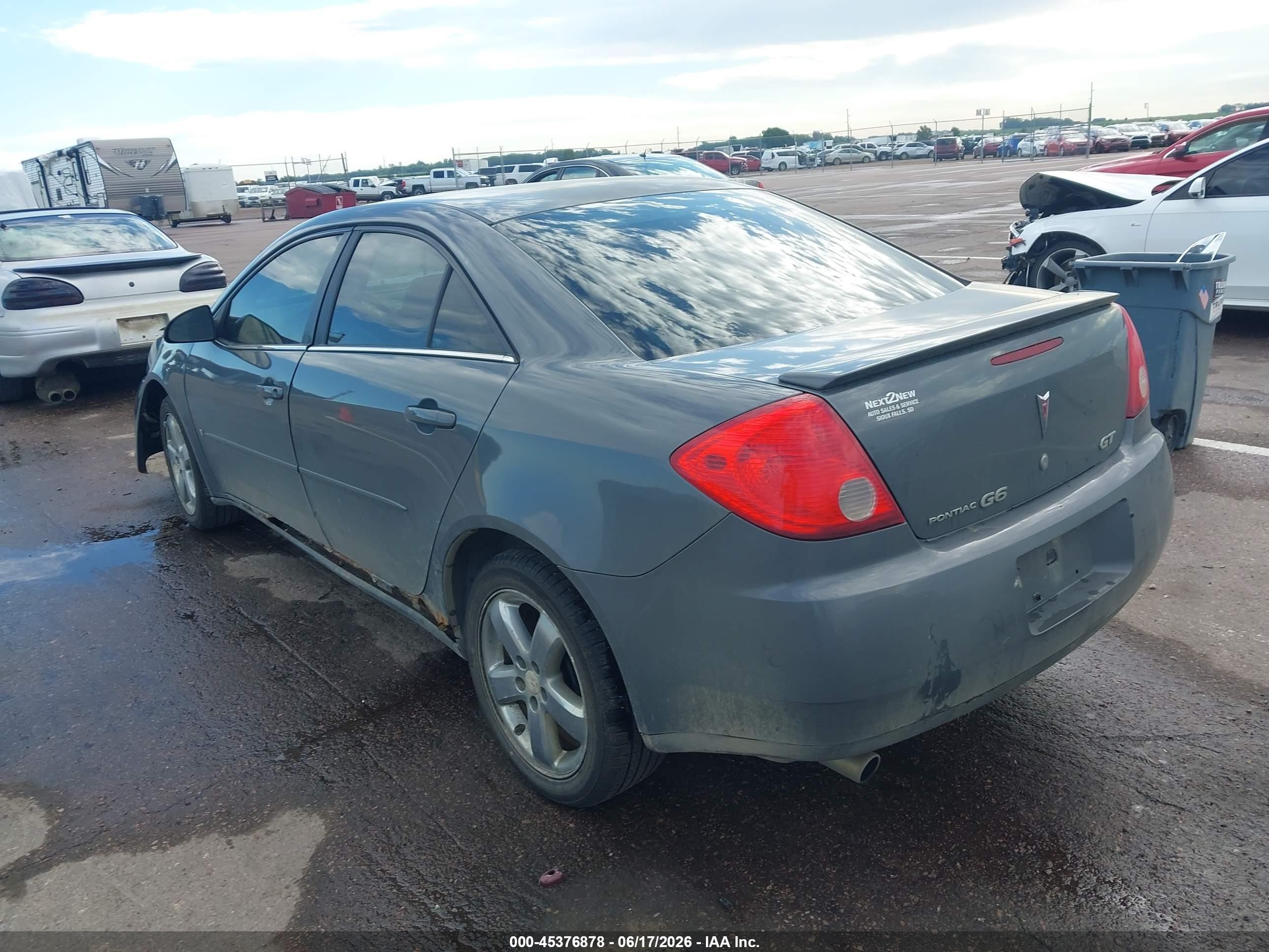 2008 Pontiac G6 Gt Gray vin: 1G2ZH57N484185466
