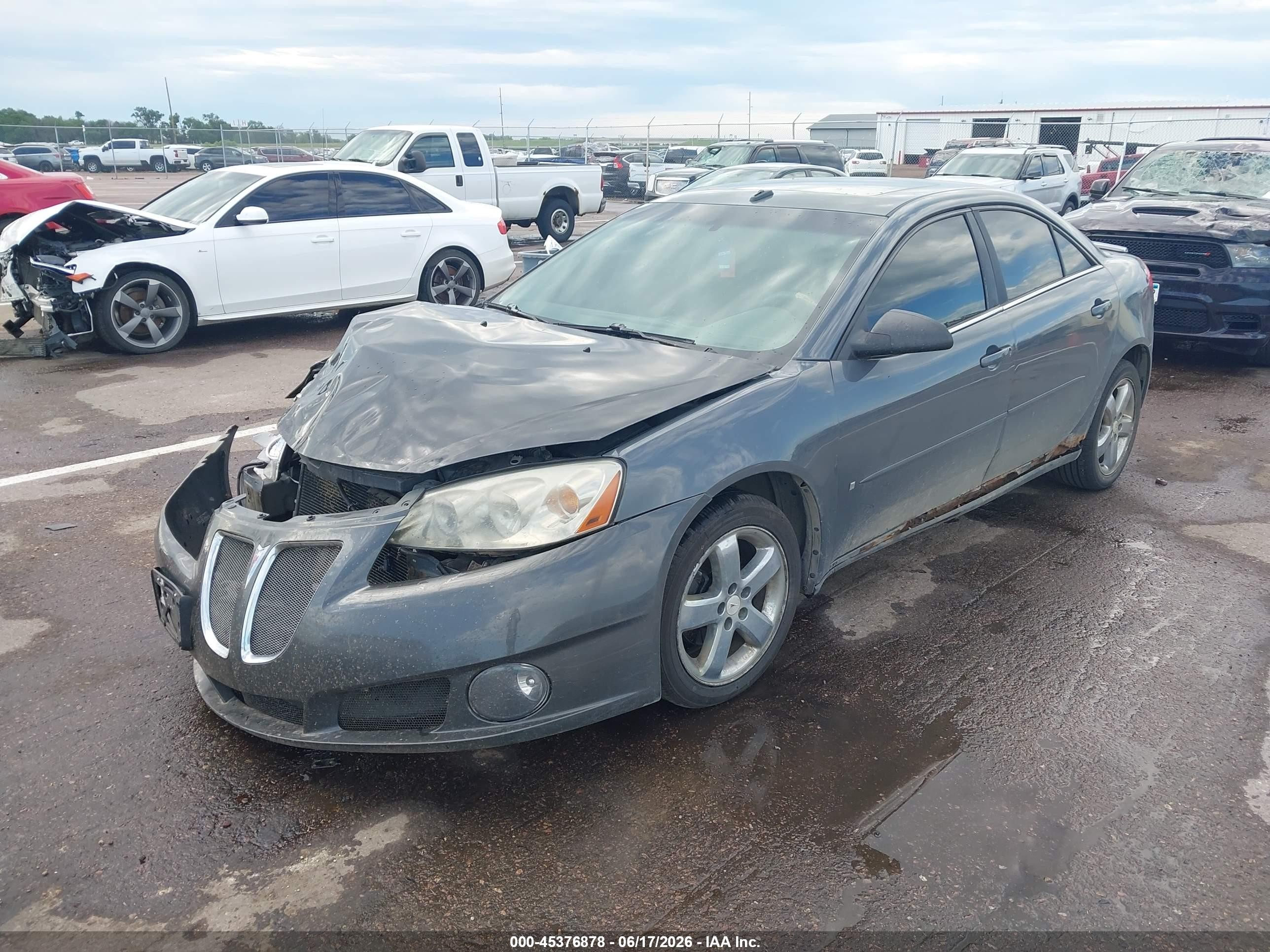 2008 Pontiac G6 Gt Gray vin: 1G2ZH57N484185466