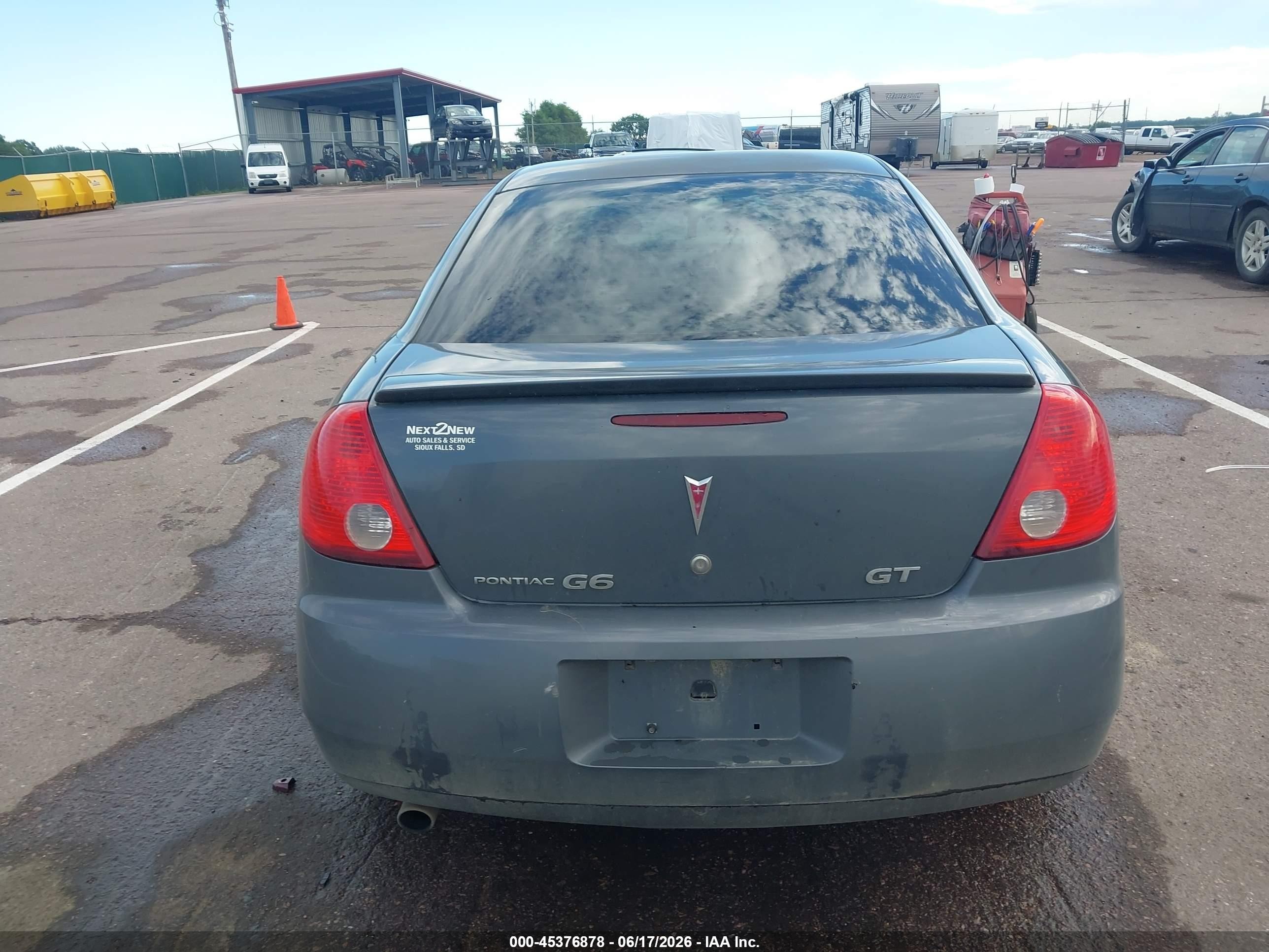 2008 Pontiac G6 Gt Gray vin: 1G2ZH57N484185466
