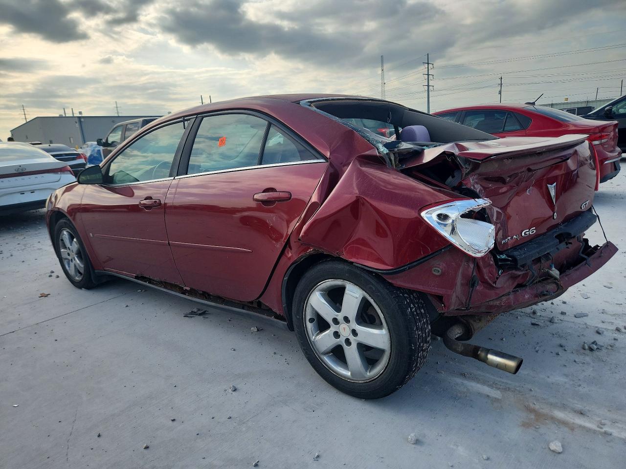 2008 Pontiac G6 Gt Red vin: 1G2ZH57N484227702