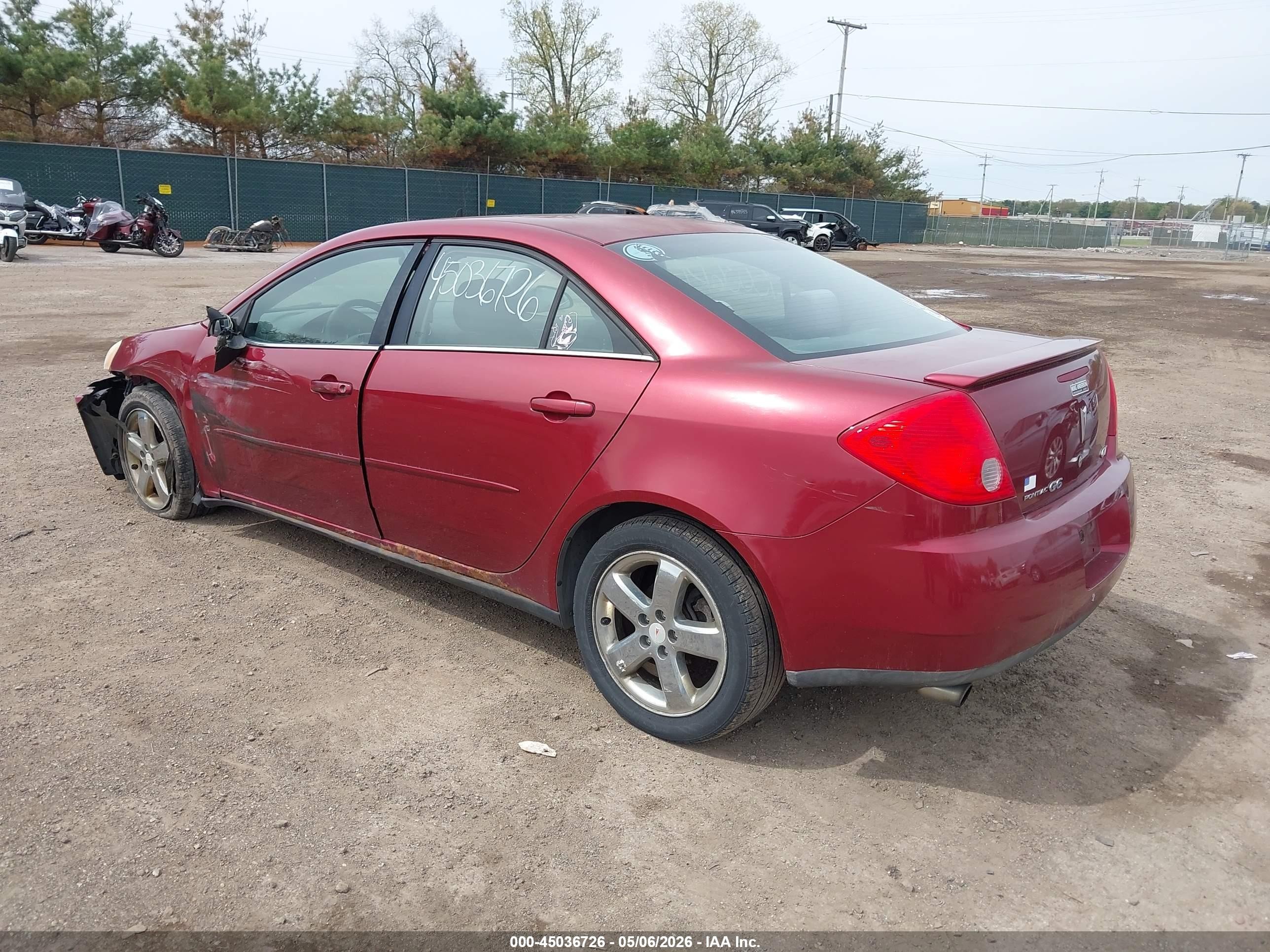 2008 Pontiac G6 Gt Maroon vin: 1G2ZH57N584199036