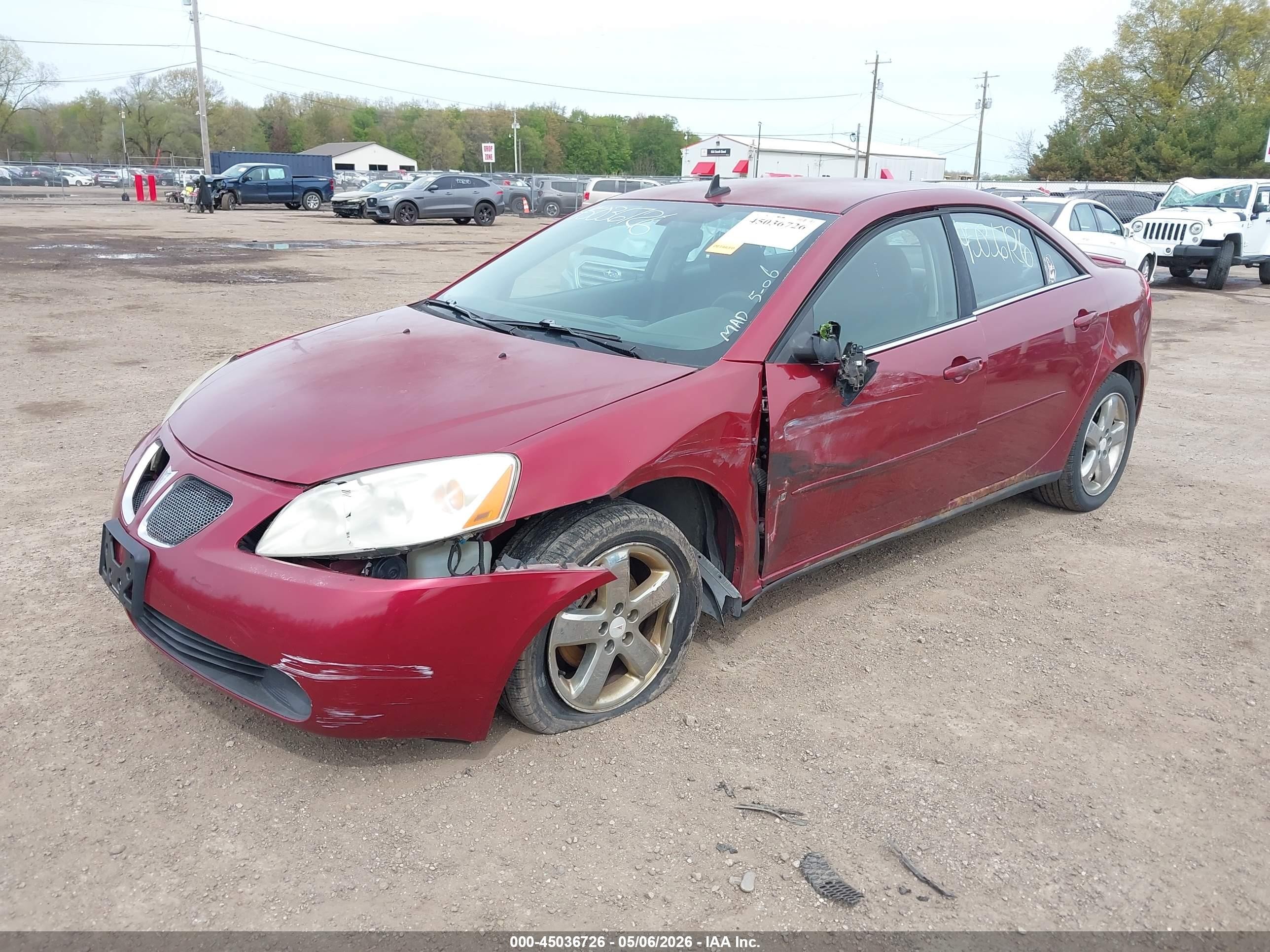 2008 Pontiac G6 Gt Maroon vin: 1G2ZH57N584199036