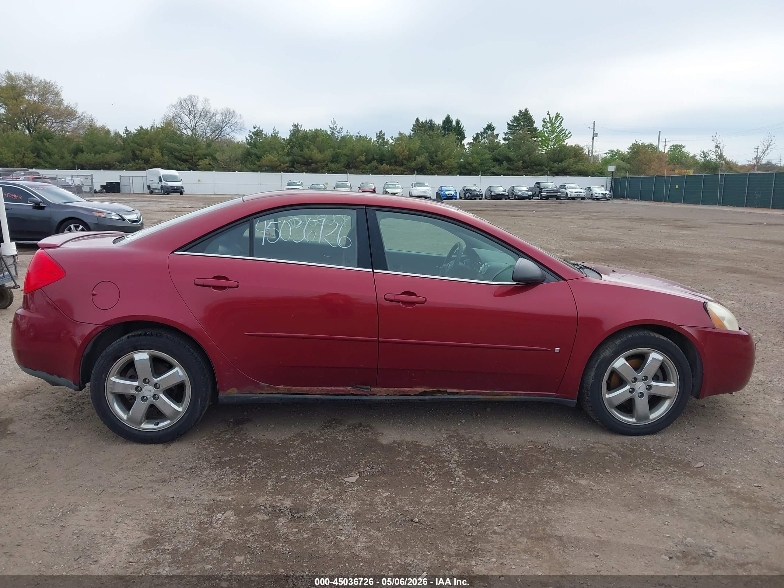 2008 Pontiac G6 Gt Maroon vin: 1G2ZH57N584199036