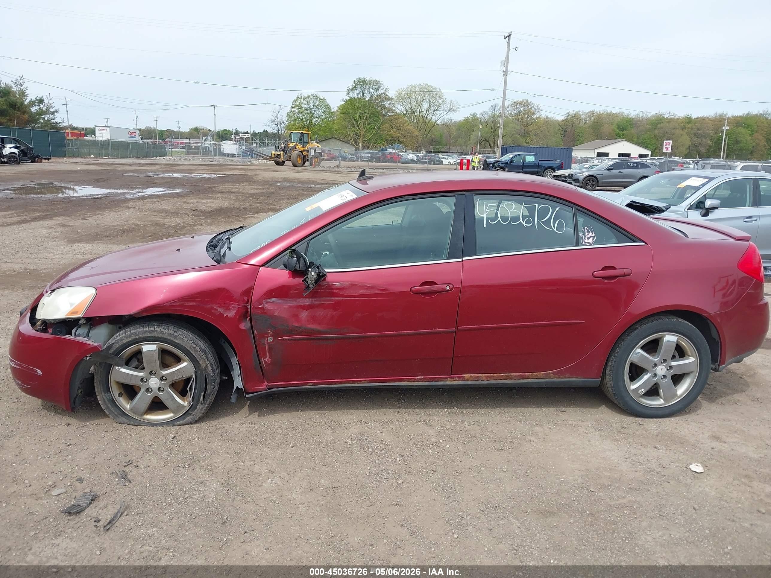 2008 Pontiac G6 Gt Maroon vin: 1G2ZH57N584199036