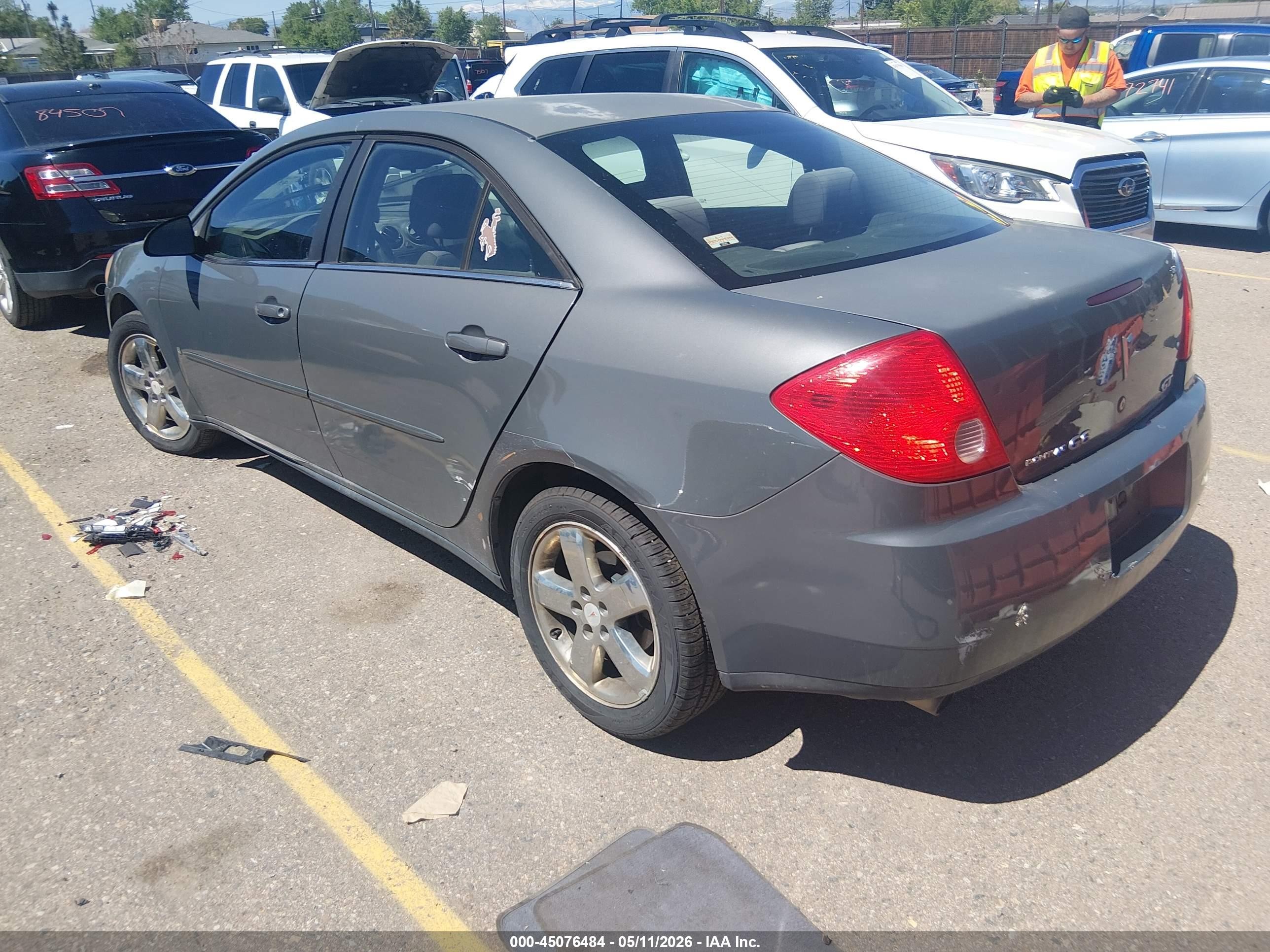 2008 Pontiac G6 Gt Gray vin: 1G2ZH57N684187610