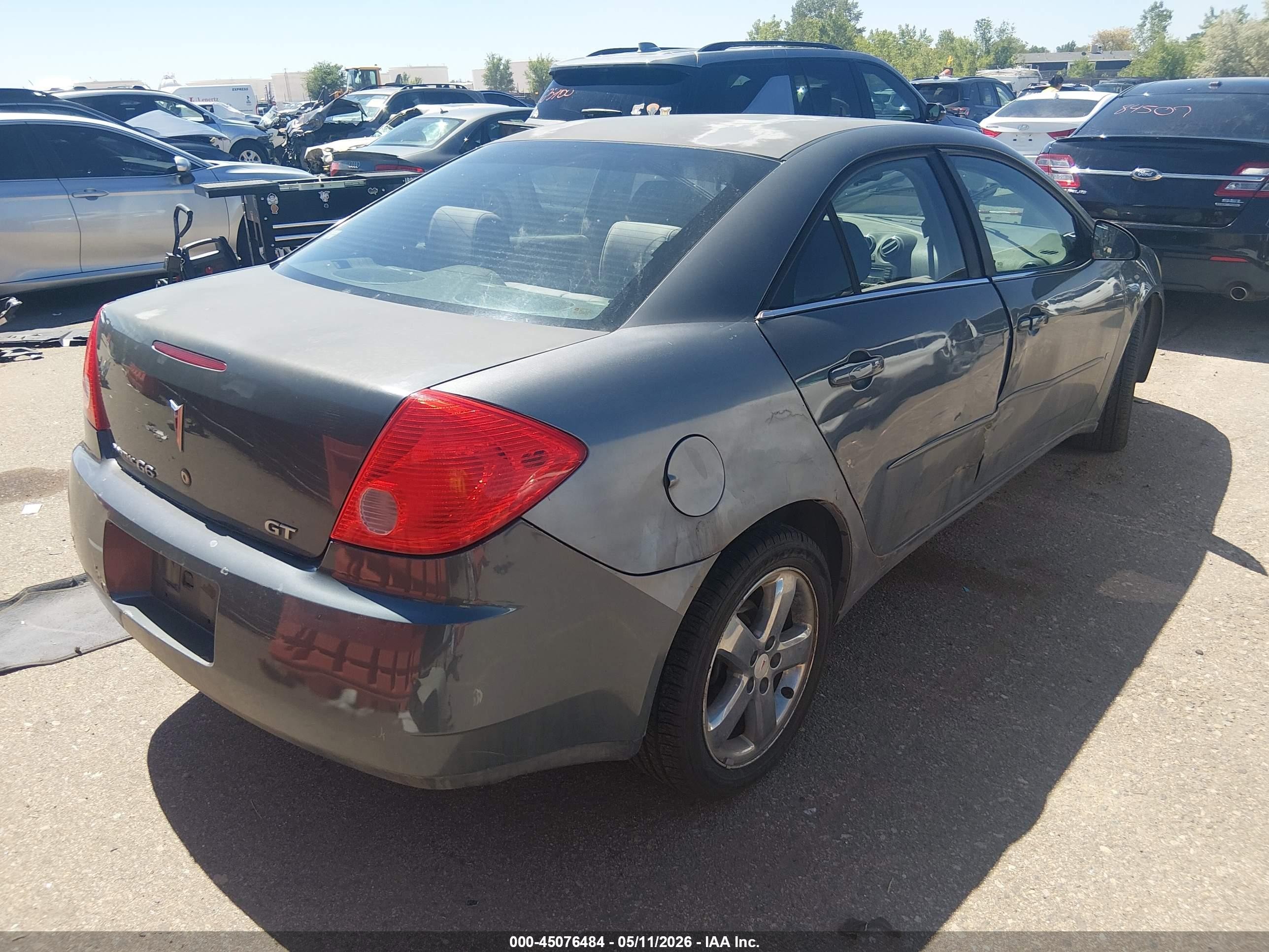 2008 Pontiac G6 Gt Gray vin: 1G2ZH57N684187610
