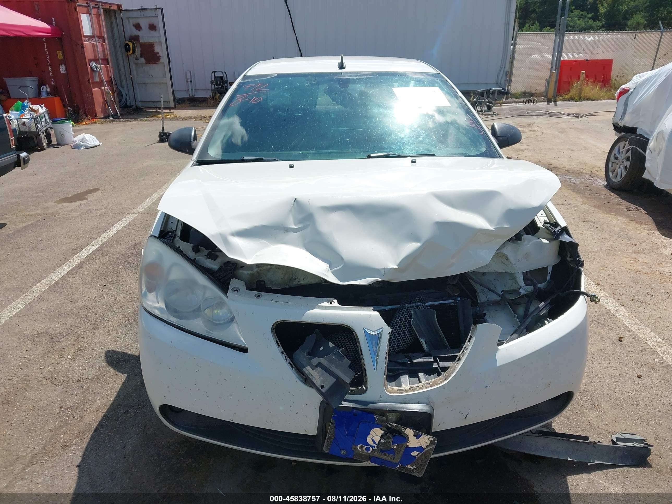 2008 Pontiac G6 Gt Белый vin: 1G2ZH57N784209873