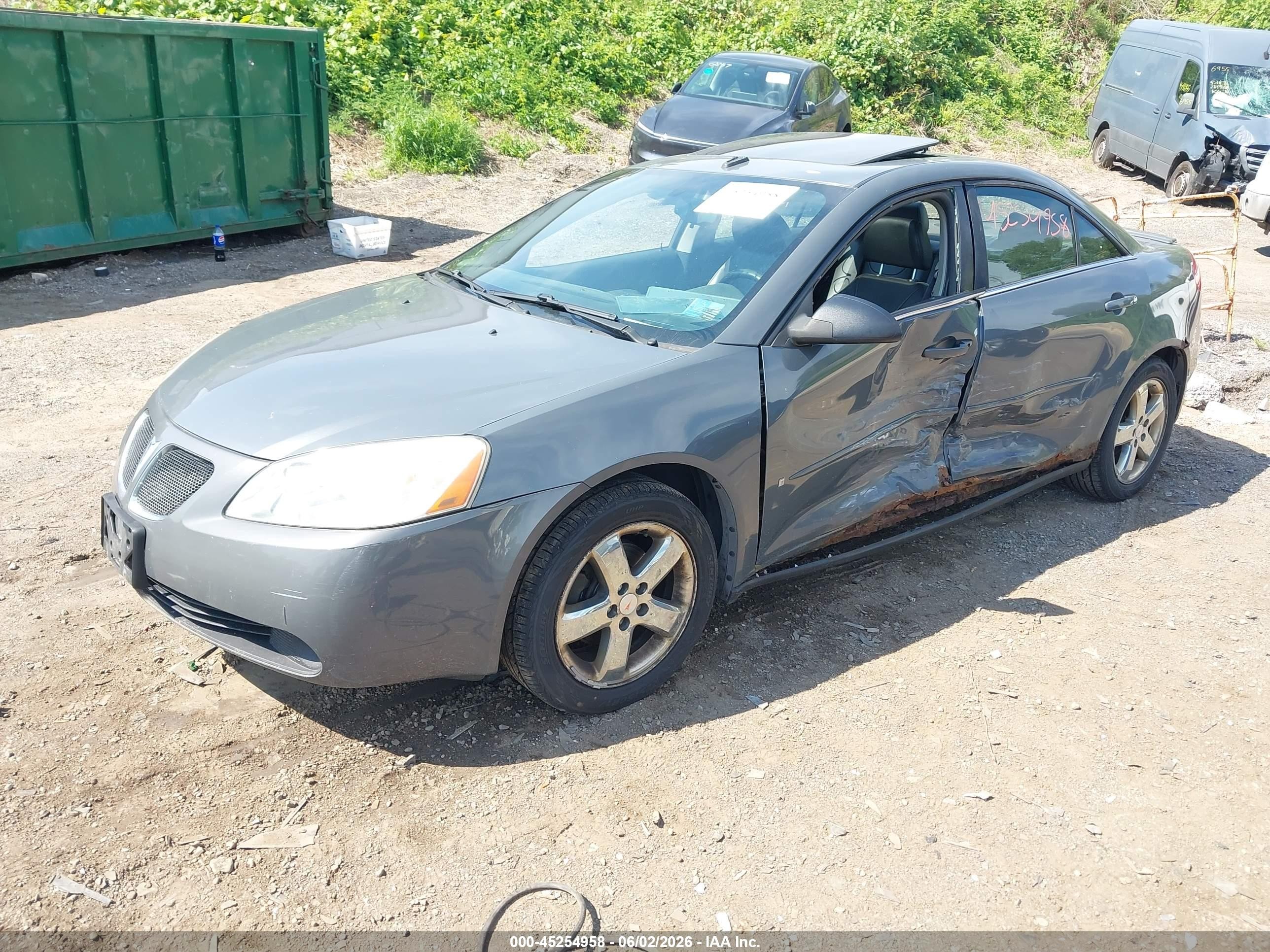 2008 Pontiac G6 Gt Gray vin: 1G2ZH57N884107255