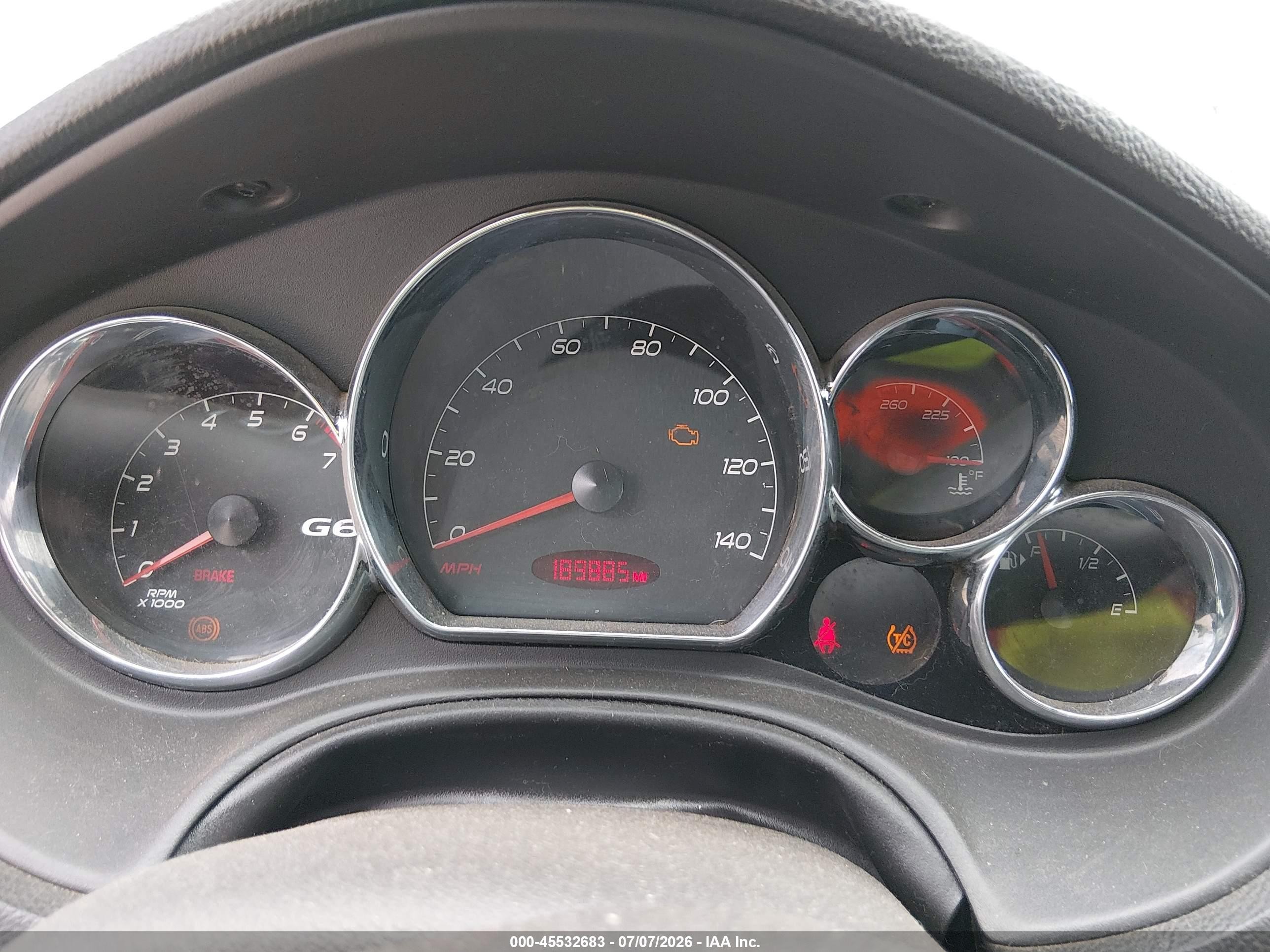 2008 Pontiac G6 Gt Burgundy vin: 1G2ZH57N884154169