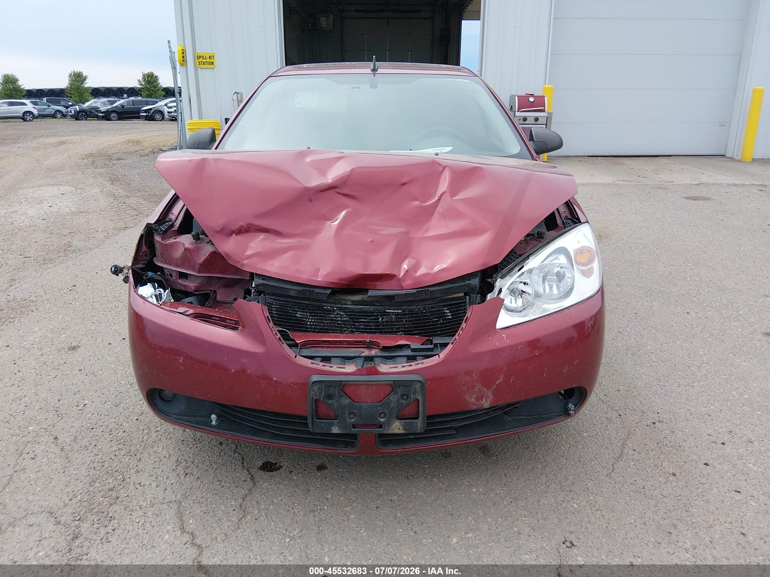 2008 Pontiac G6 Gt Burgundy vin: 1G2ZH57N884154169