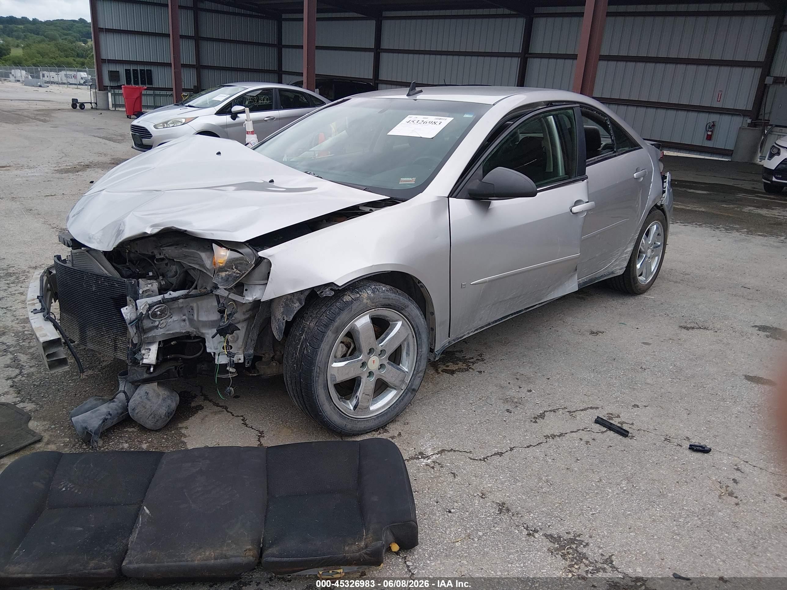 2008 Pontiac G6 Gt Gray vin: 1G2ZH57NX84121013