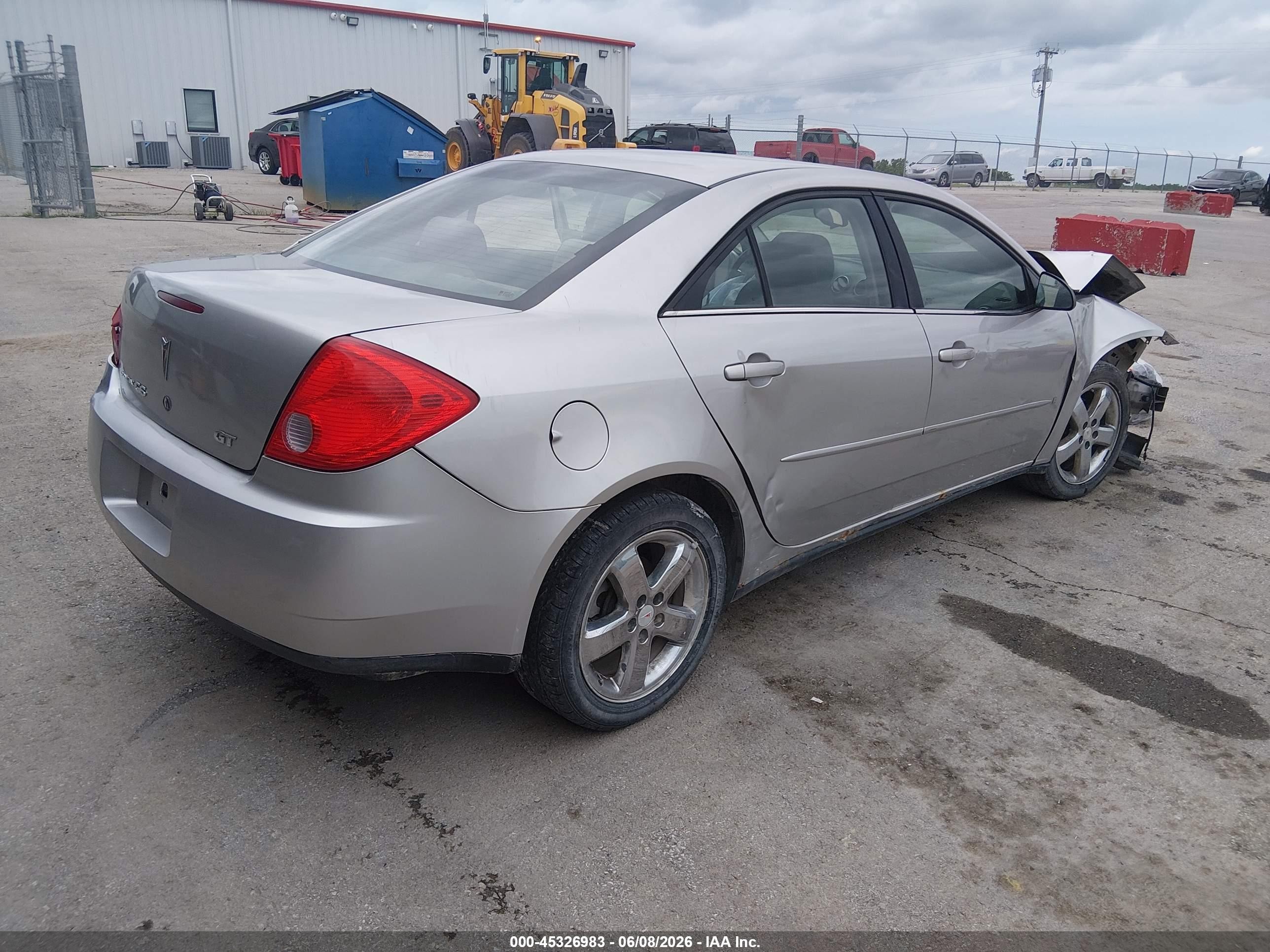 2008 Pontiac G6 Gt Gray vin: 1G2ZH57NX84121013