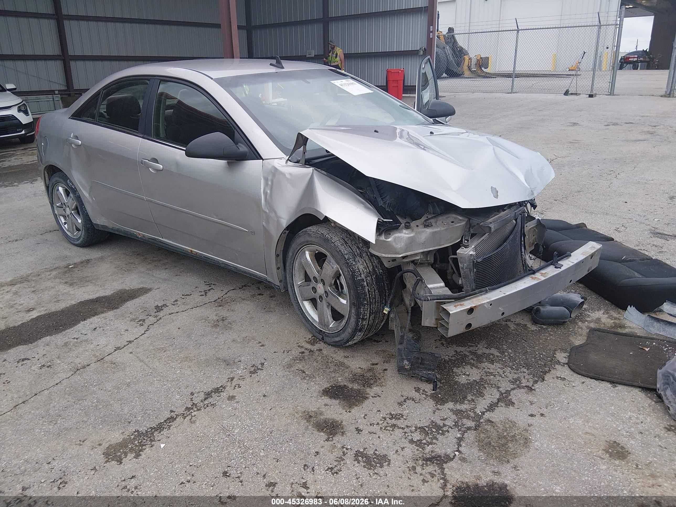 2008 Pontiac G6 Gt Gray vin: 1G2ZH57NX84121013