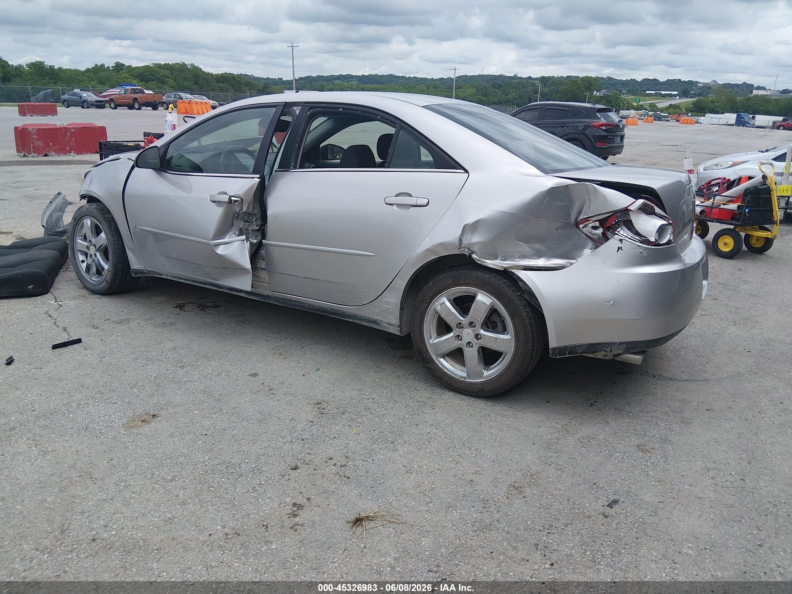 2008 Pontiac G6 Gt Gray vin: 1G2ZH57NX84121013