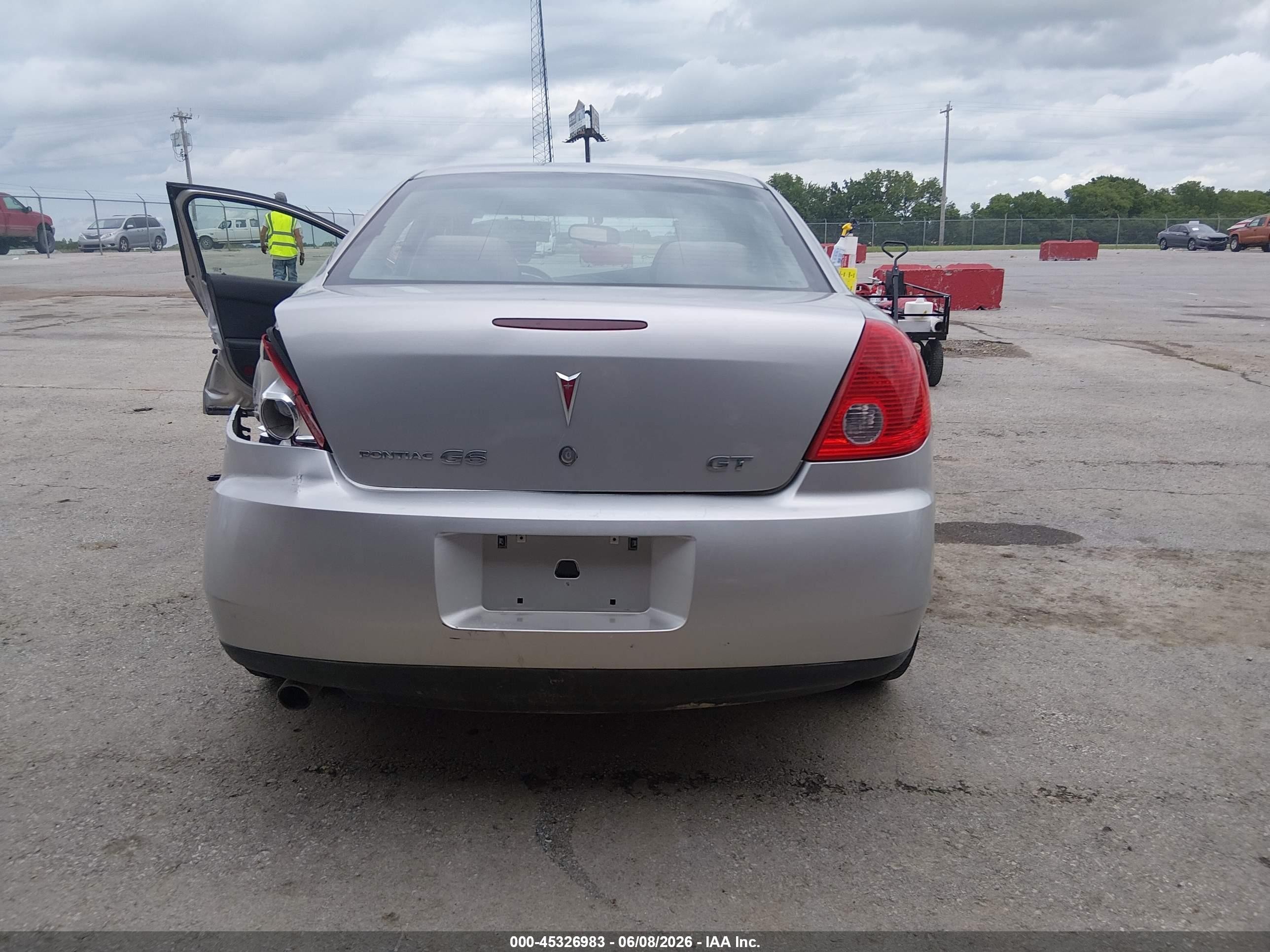 2008 Pontiac G6 Gt Gray vin: 1G2ZH57NX84121013