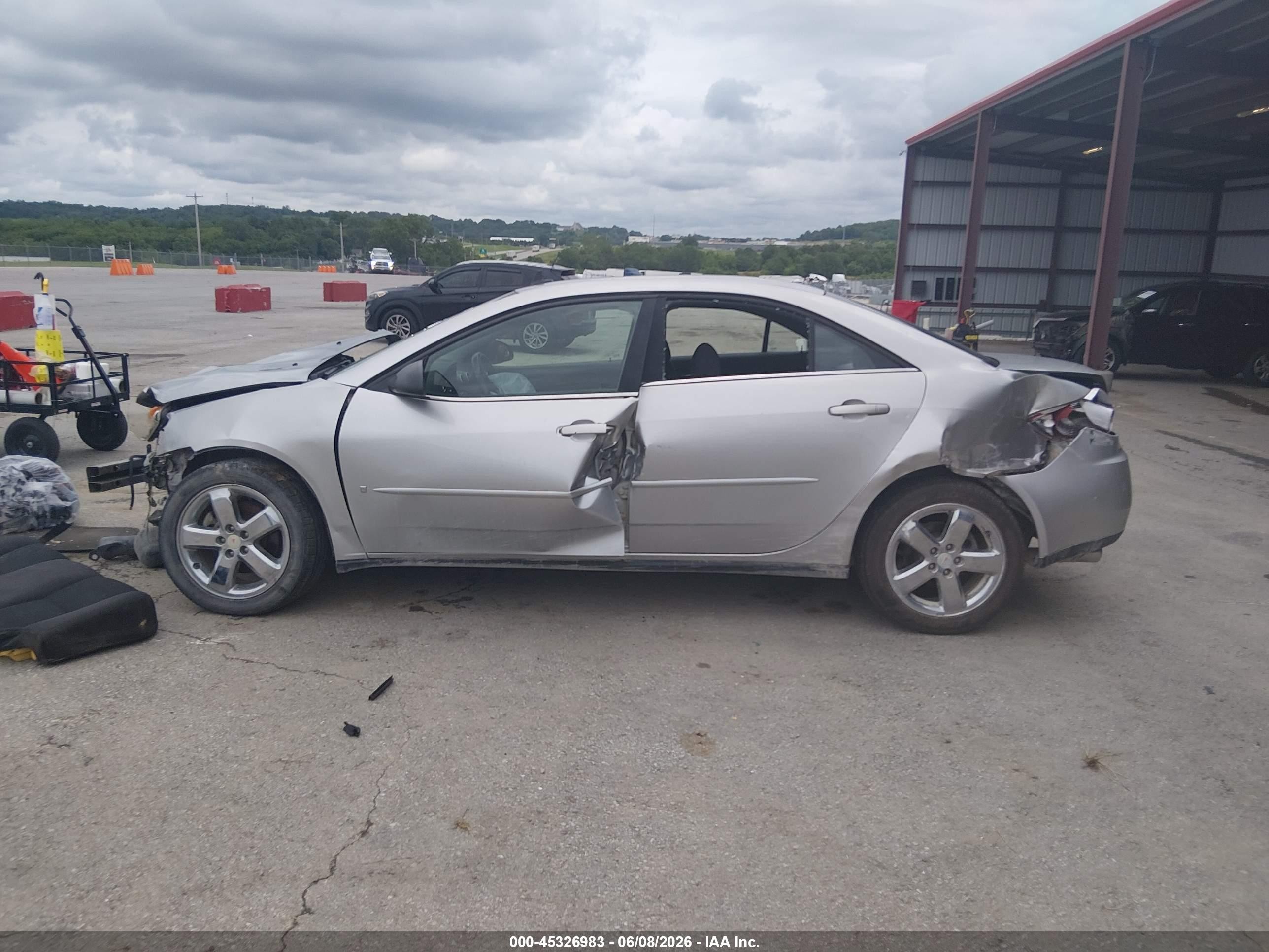 2008 Pontiac G6 Gt Gray vin: 1G2ZH57NX84121013