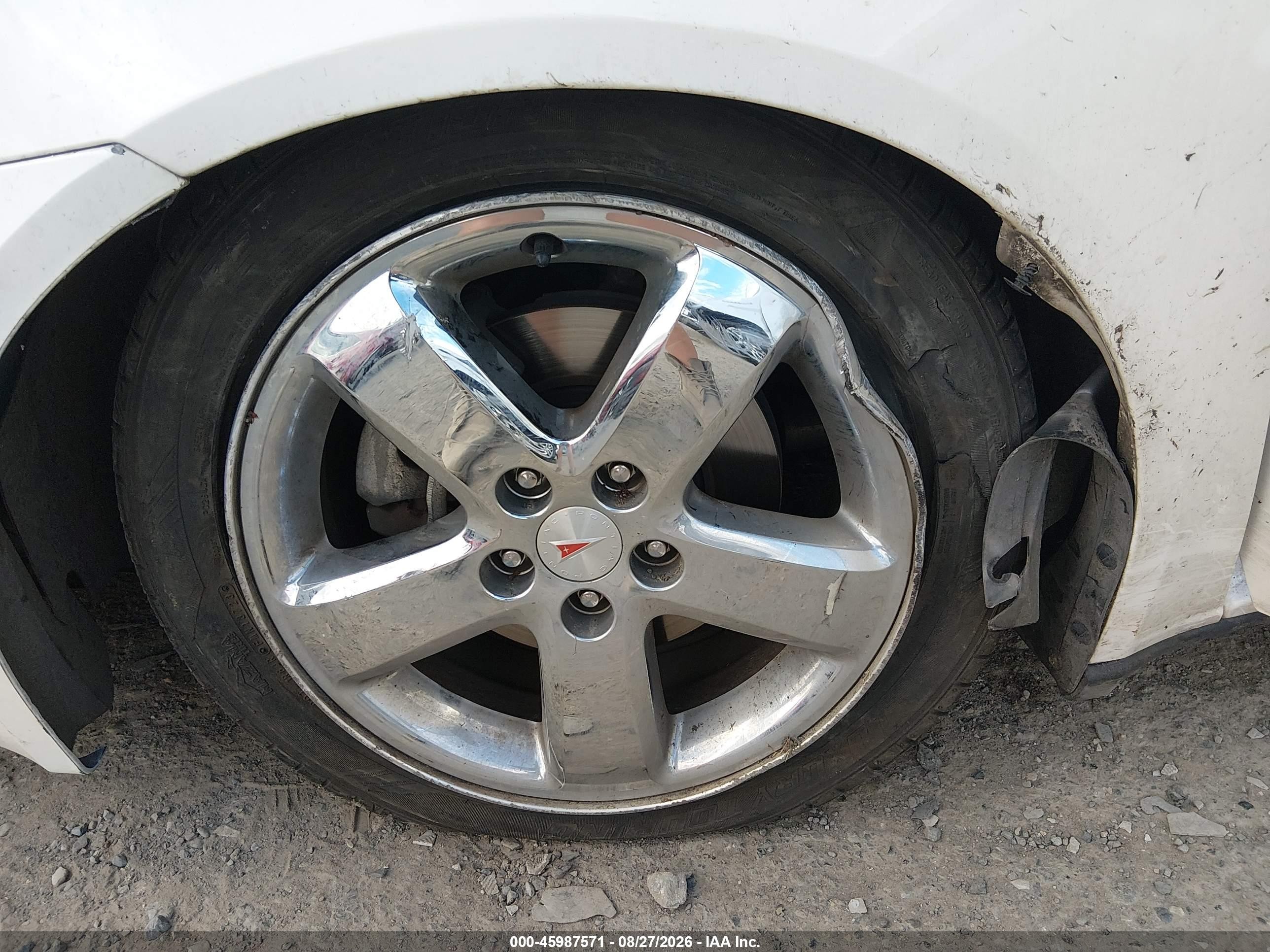 2008 Pontiac G6 Gt White vin: 1G2ZH57NX84195726