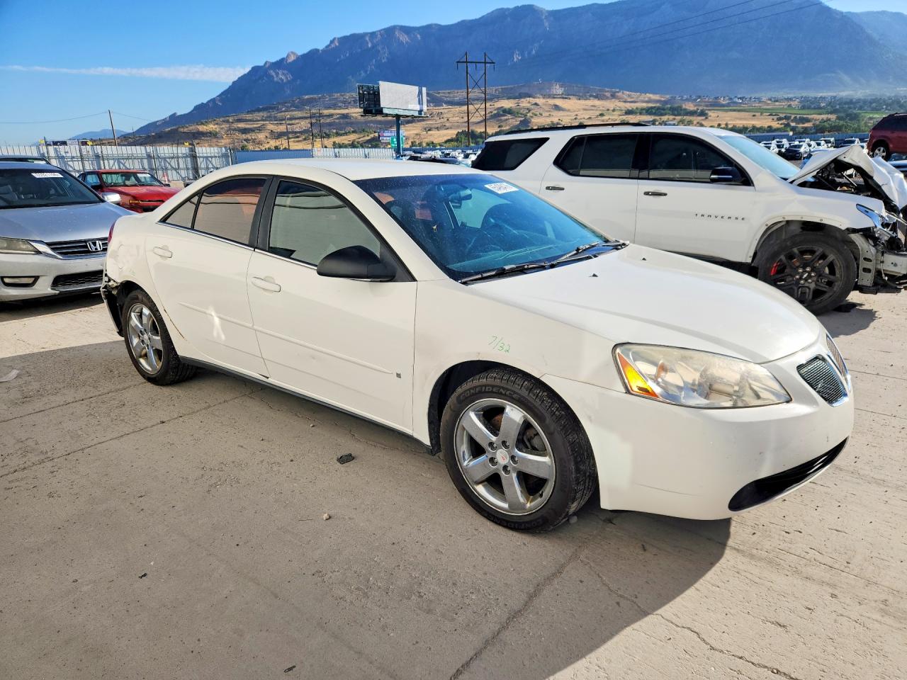 2007 Pontiac G6 Gt White vin: 1G2ZH58N474243363