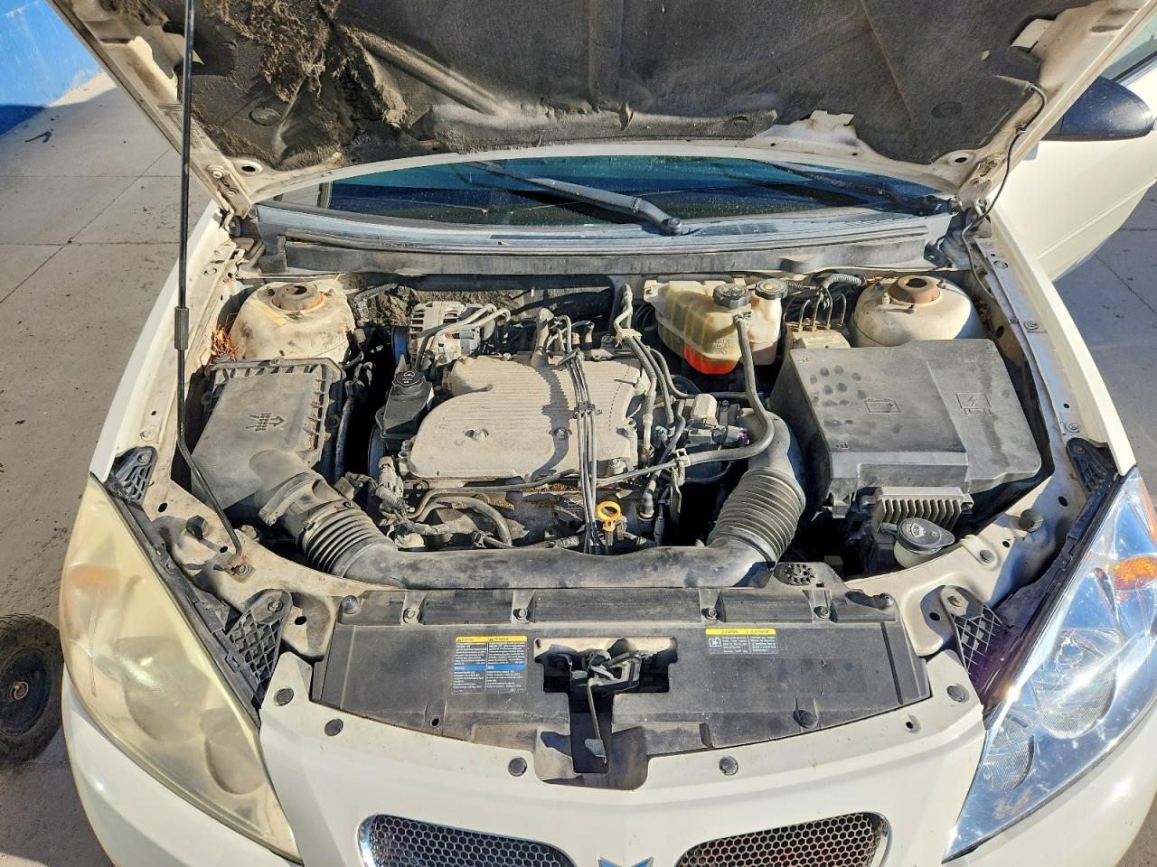 2007 Pontiac G6 Gt White vin: 1G2ZH58N474243363