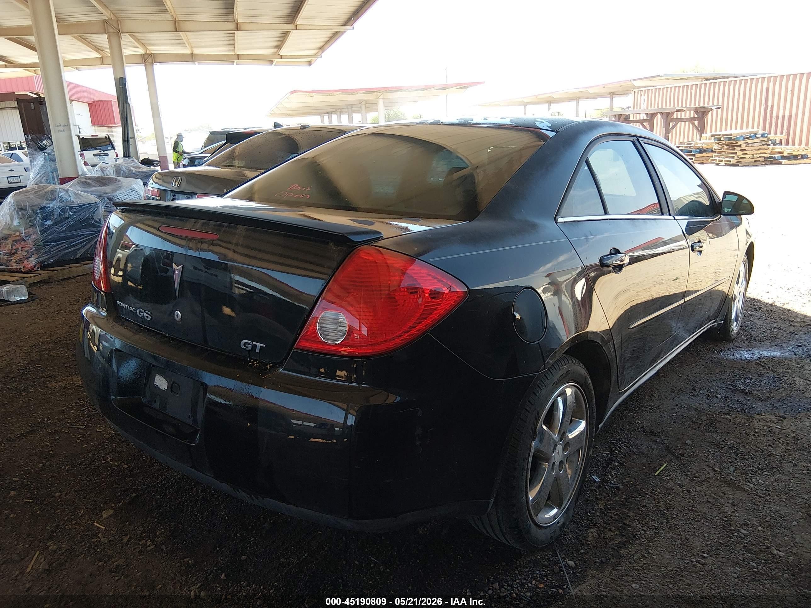 2007 Pontiac G6 Gt Black vin: 1G2ZH58N574196814