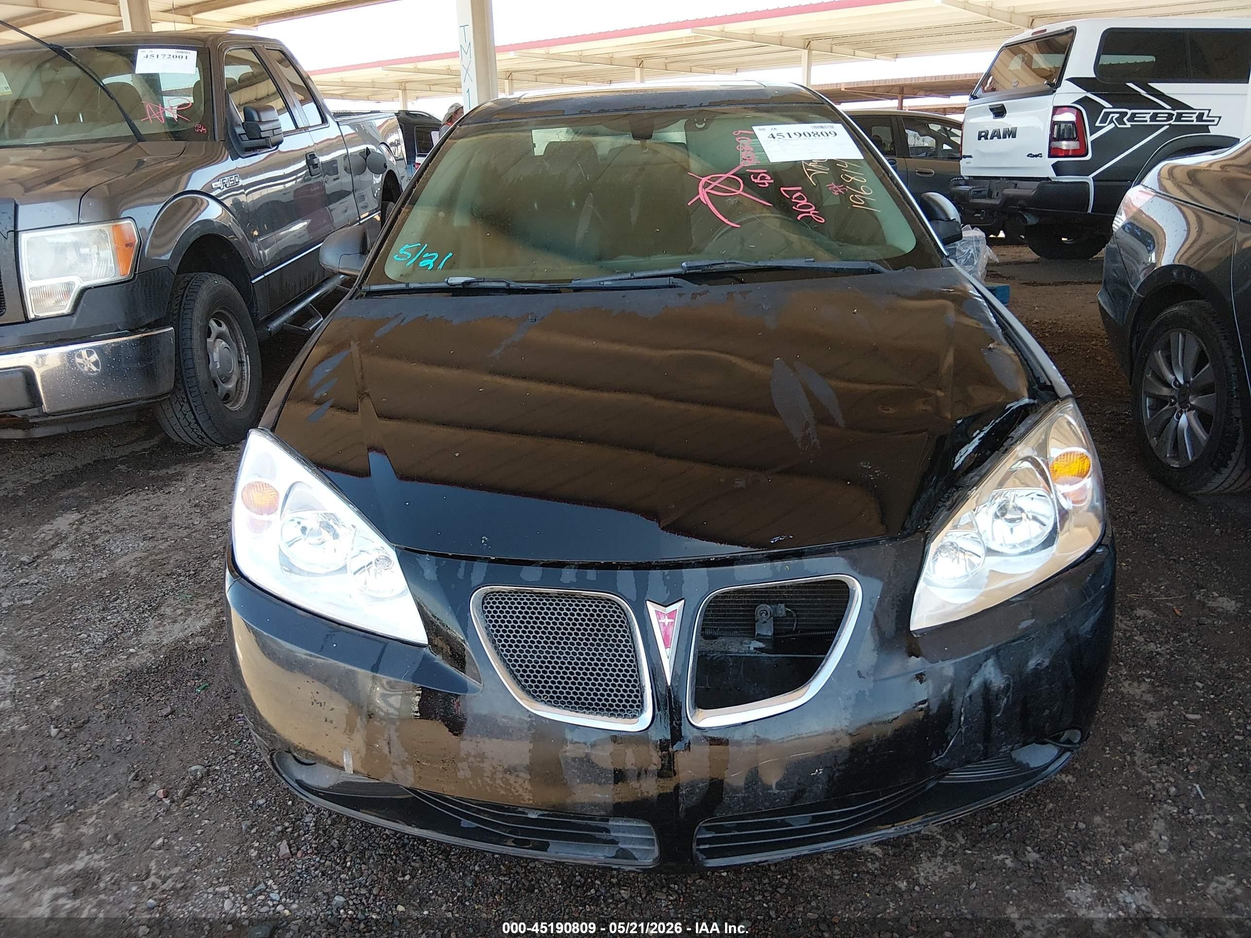 2007 Pontiac G6 Gt Black vin: 1G2ZH58N574196814