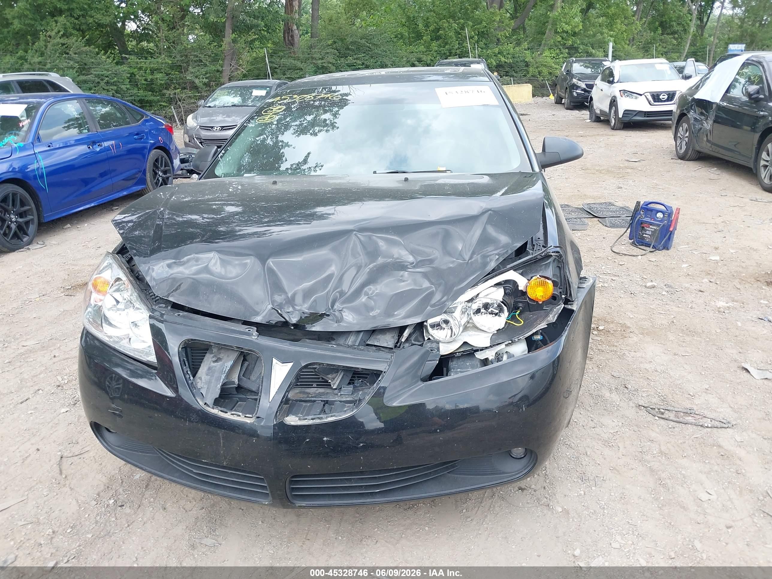2007 Pontiac G6 Gt Black vin: 1G2ZH58N574221047