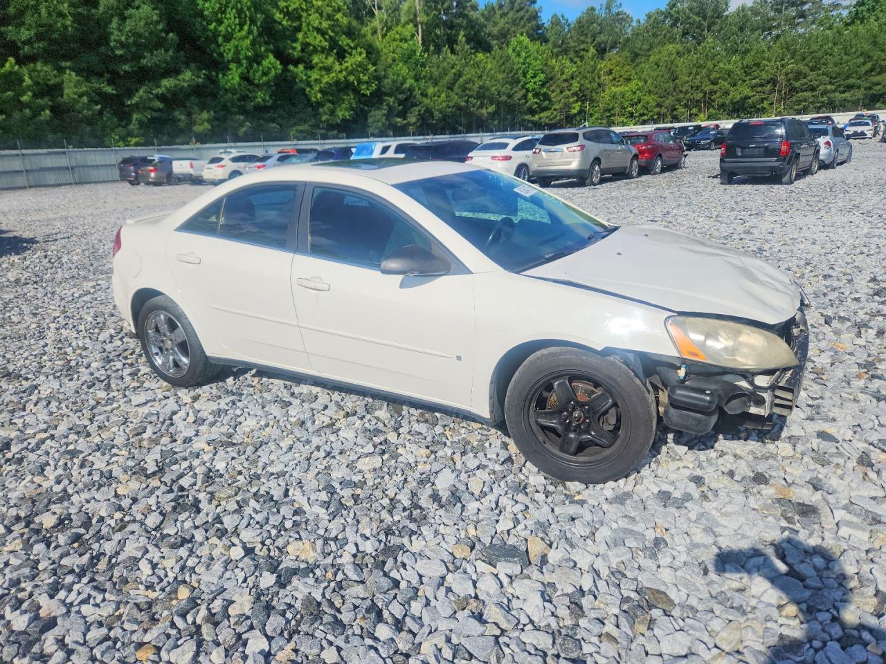 2007 Pontiac G6 Gt White vin: 1G2ZH58N774199665