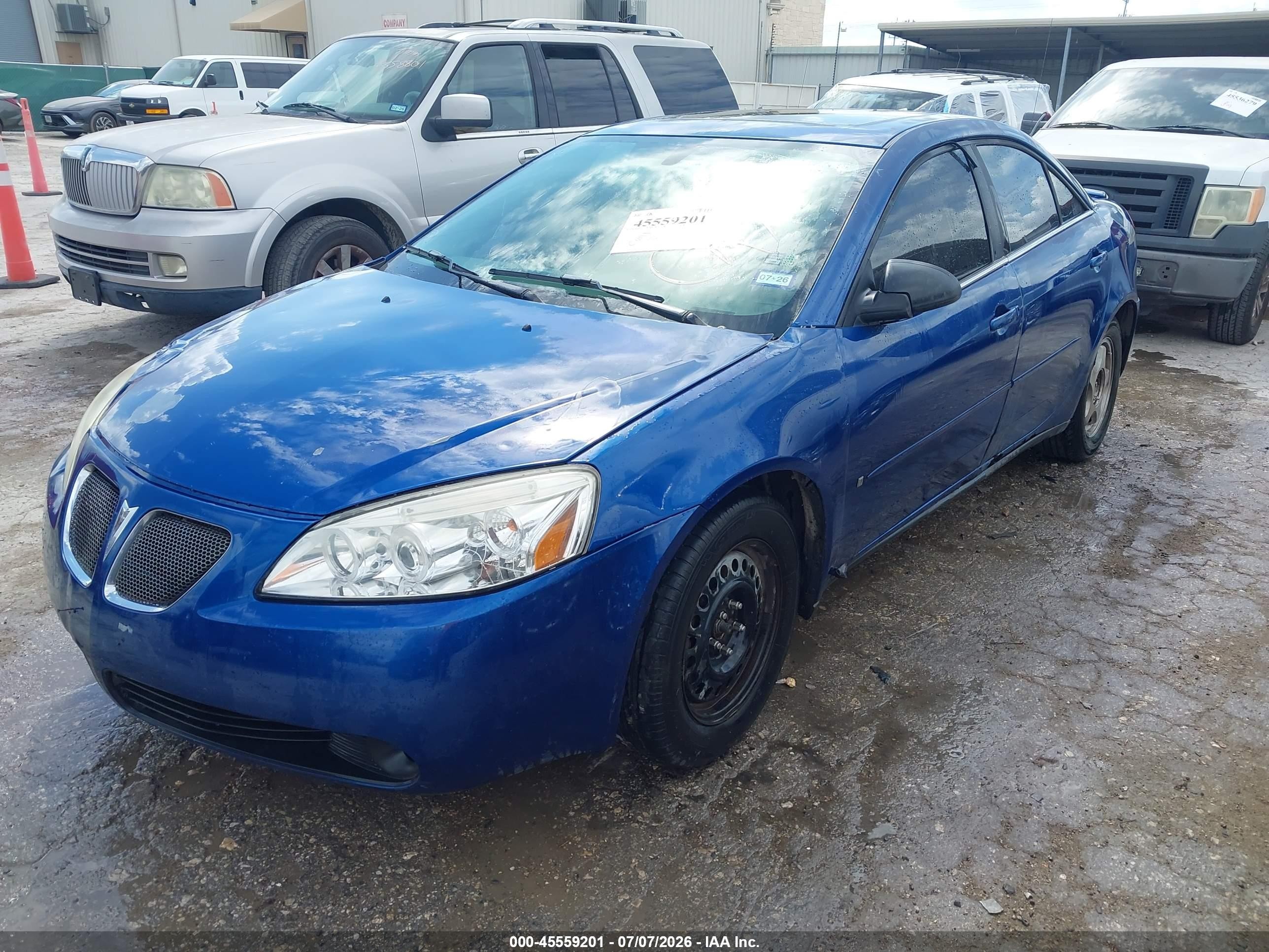 2007 Pontiac G6 Gt Blue vin: 1G2ZH58N974212528