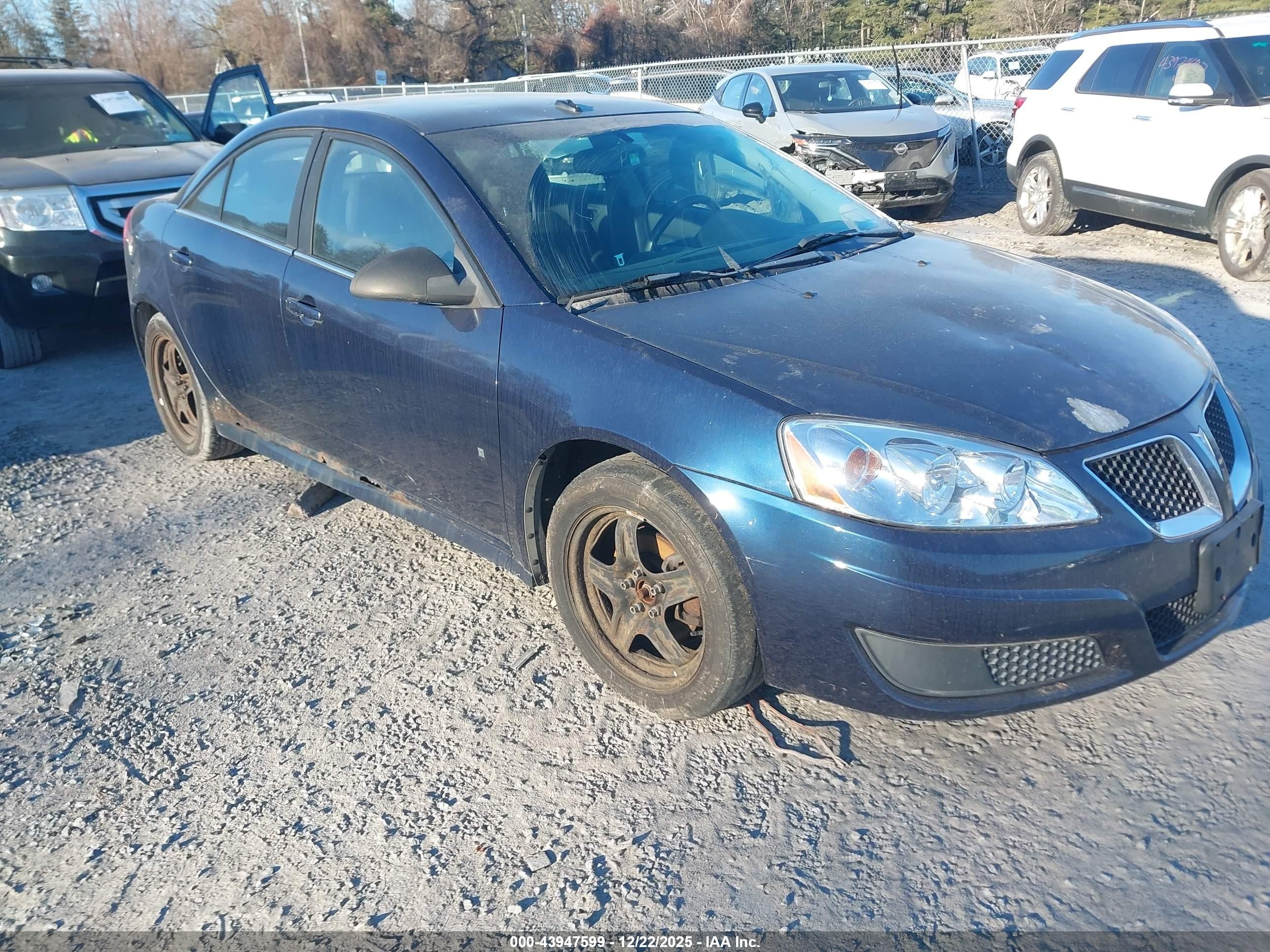 2009 Pontiac G6 New Se Dark Blue vin: 1G2ZJ57B494253910